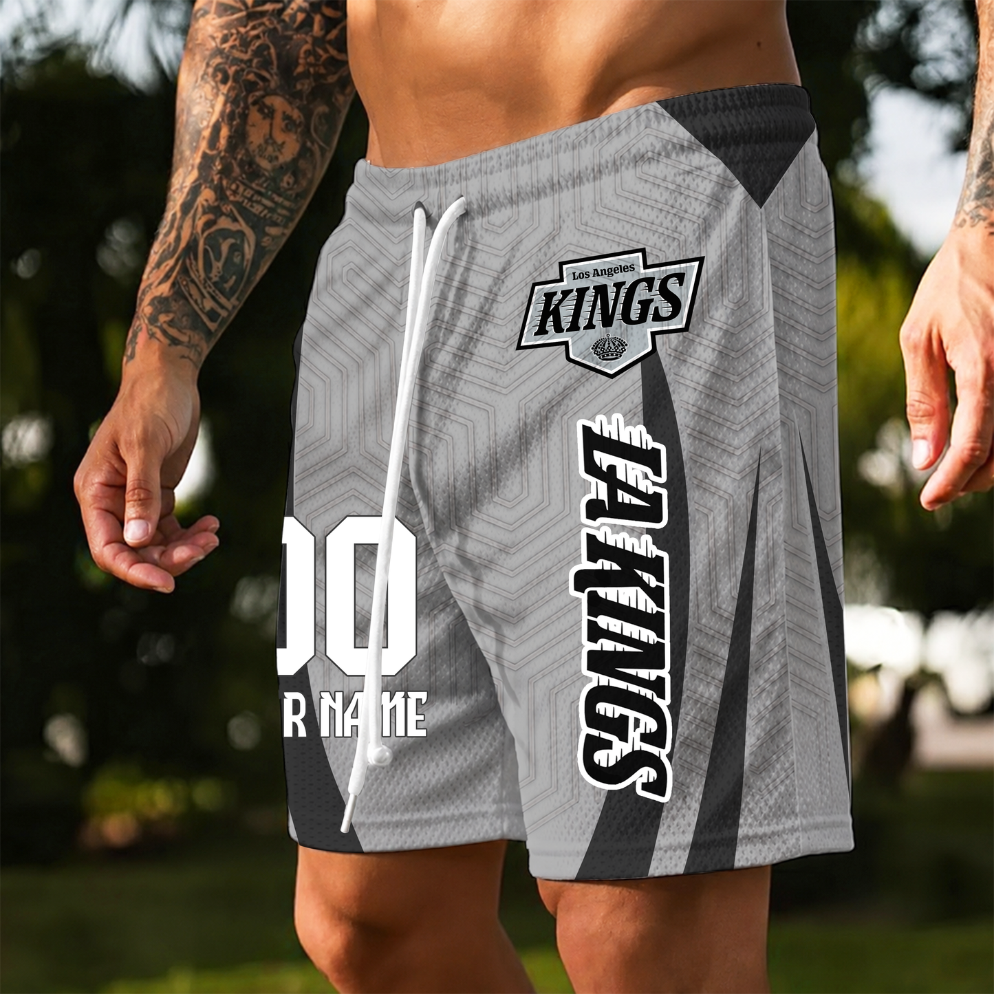 PREMIUM NHL X LAK Personalized Short Pants For Summer Holiday NDT VHM 150526