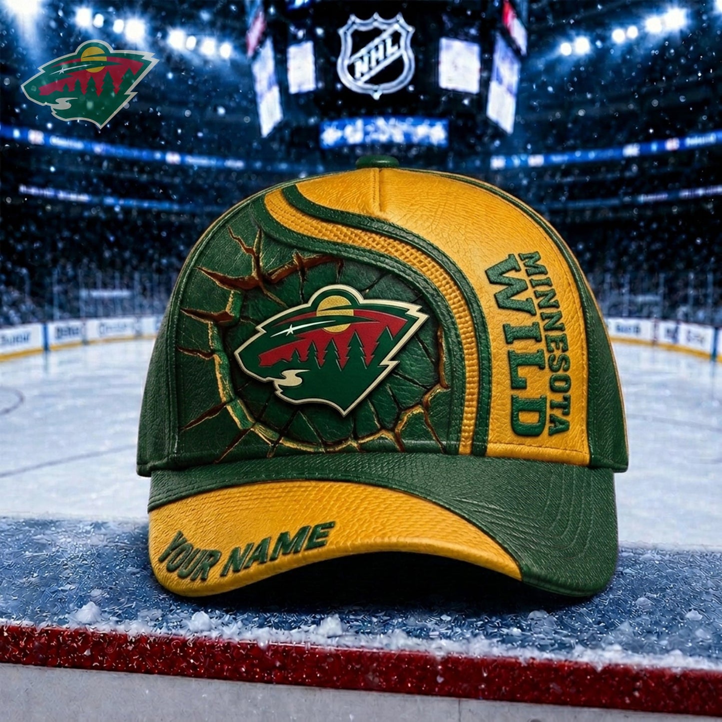 PREMIUM NHL X MW Embroidered Hockey Custom Name HAT NDT NHM 250526