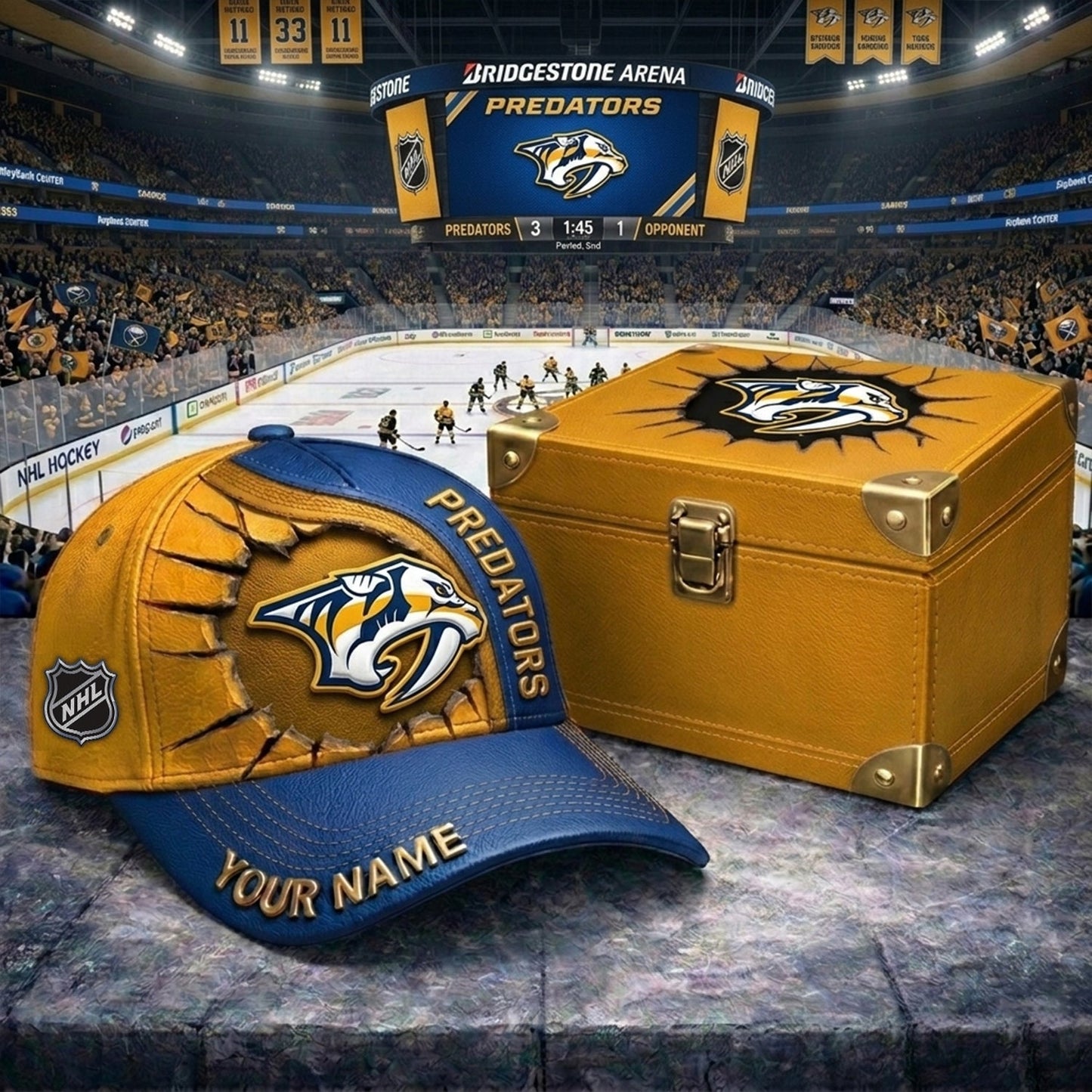 PREMIUM NHL X NP CRACK CUSTOM NAME HAT NDT NHM 140426