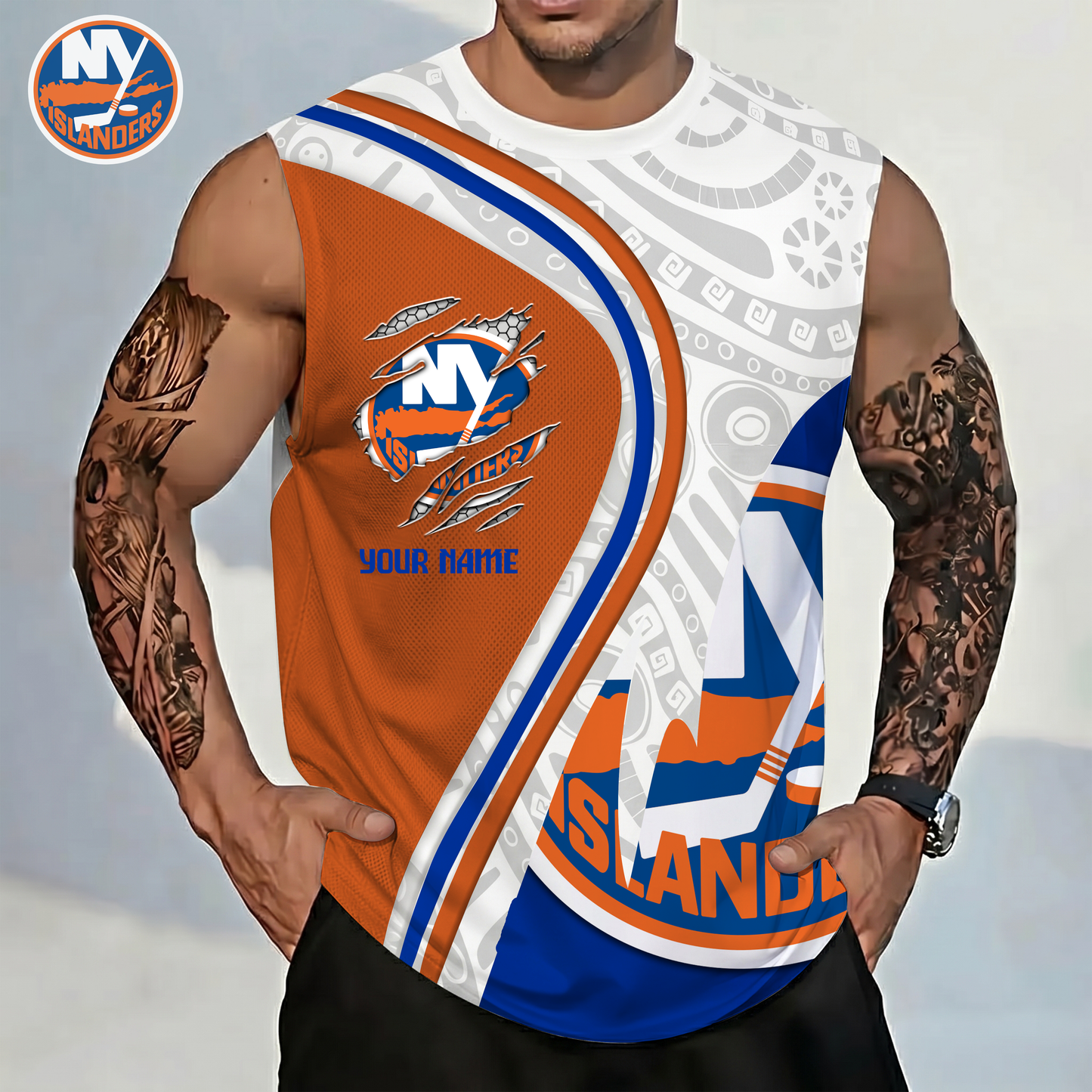 PREMIUM NHL X NYI Personalized Tank Top Gift For Fans NDT VHM 140526