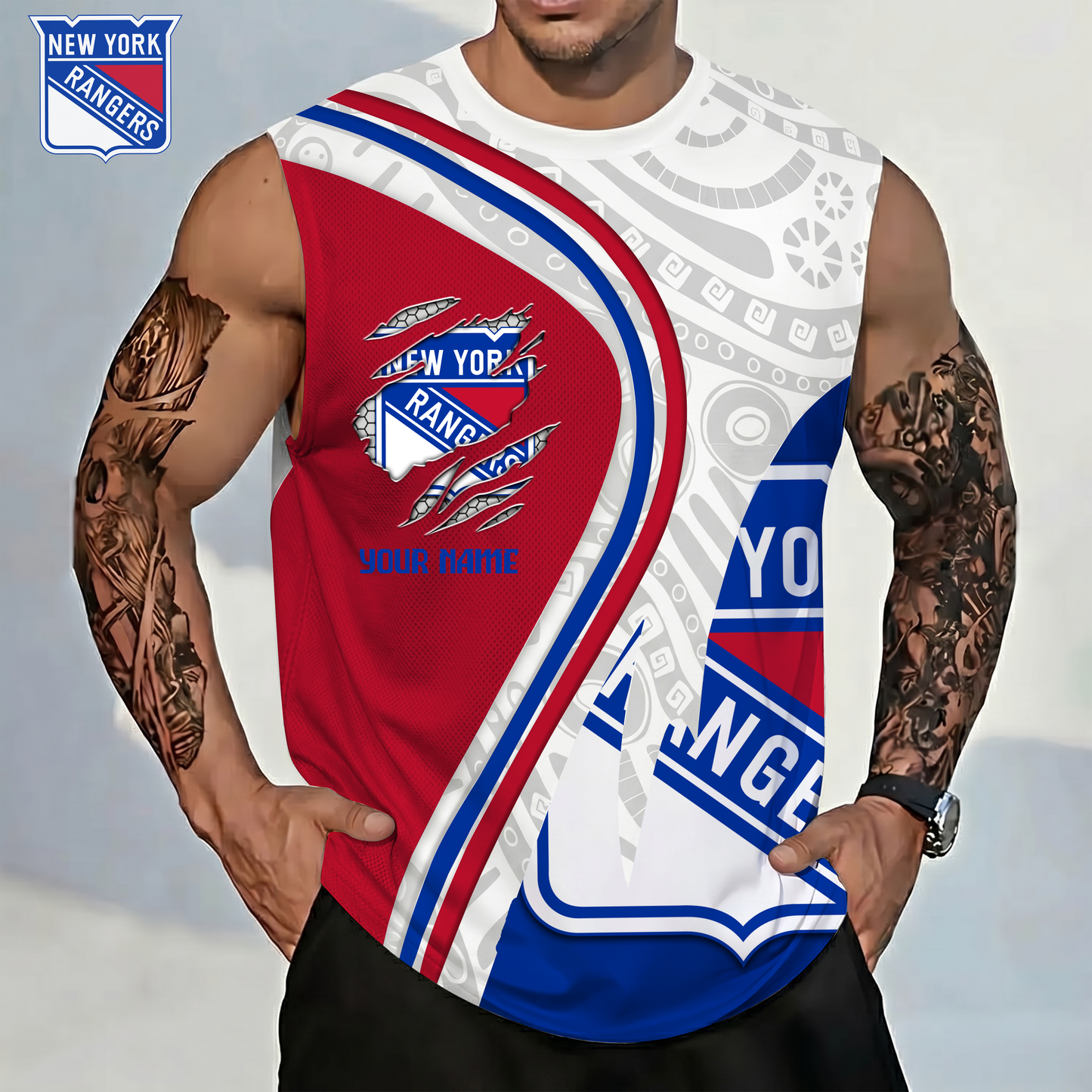 PREMIUM NHL X NYR Personalized Tank Top Gift For Fans NDT VHM 140526
