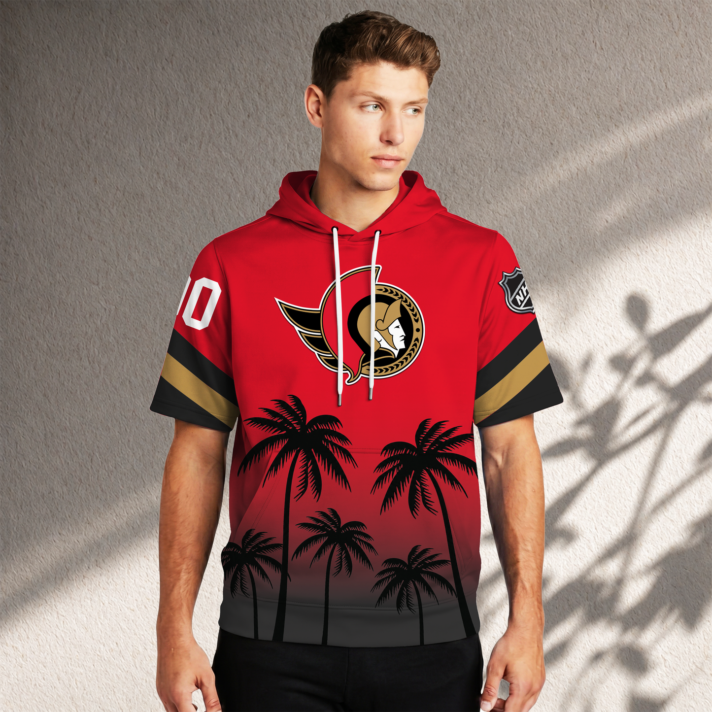 PREMIUM NHL X OS Short Sleeve Hoodie T-Shirt FOR SUMMER HOLIDAY NDT VHM 160526