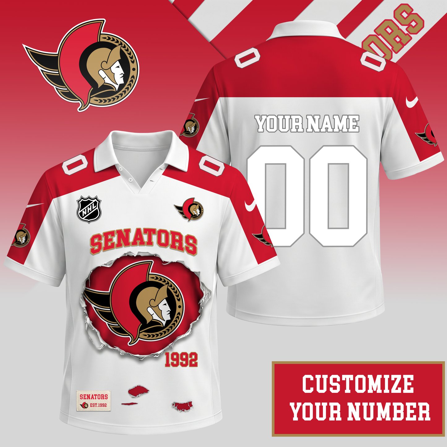 PREMIUM NHL X OS Streetwear Polo Shirt Custom Gifts For Fan NDT VHM 010626