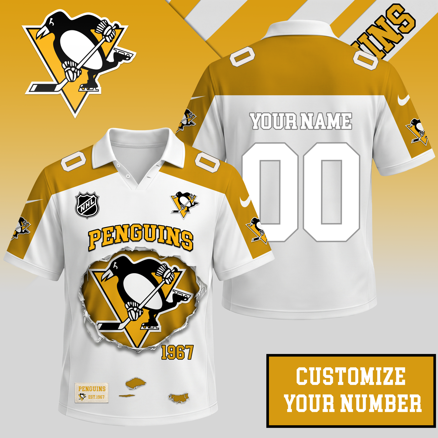 PREMIUM NHL X PP Streetwear Polo Shirt Custom Gifts For Fan NDT VHM 010626