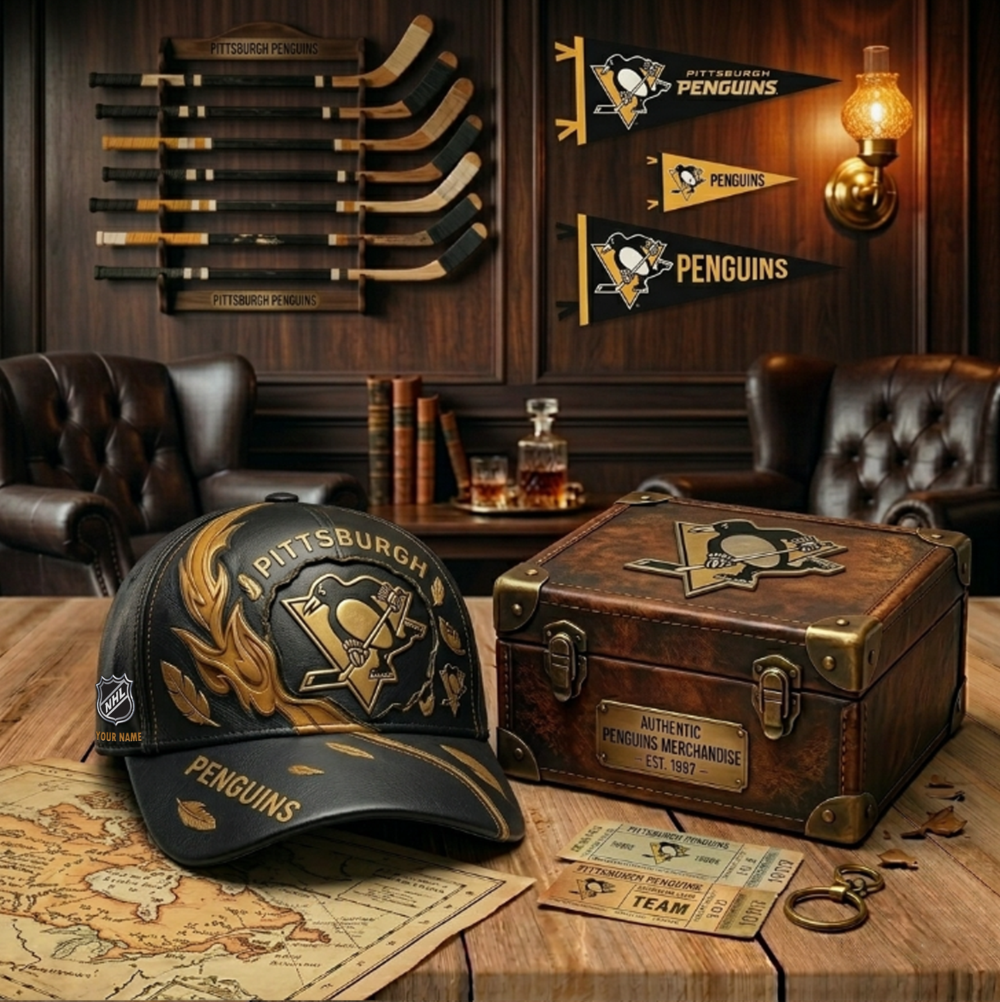 PREMIUM NHL X PP VINTAGE CUSTOME NAME HAT NDT VHM 180426
