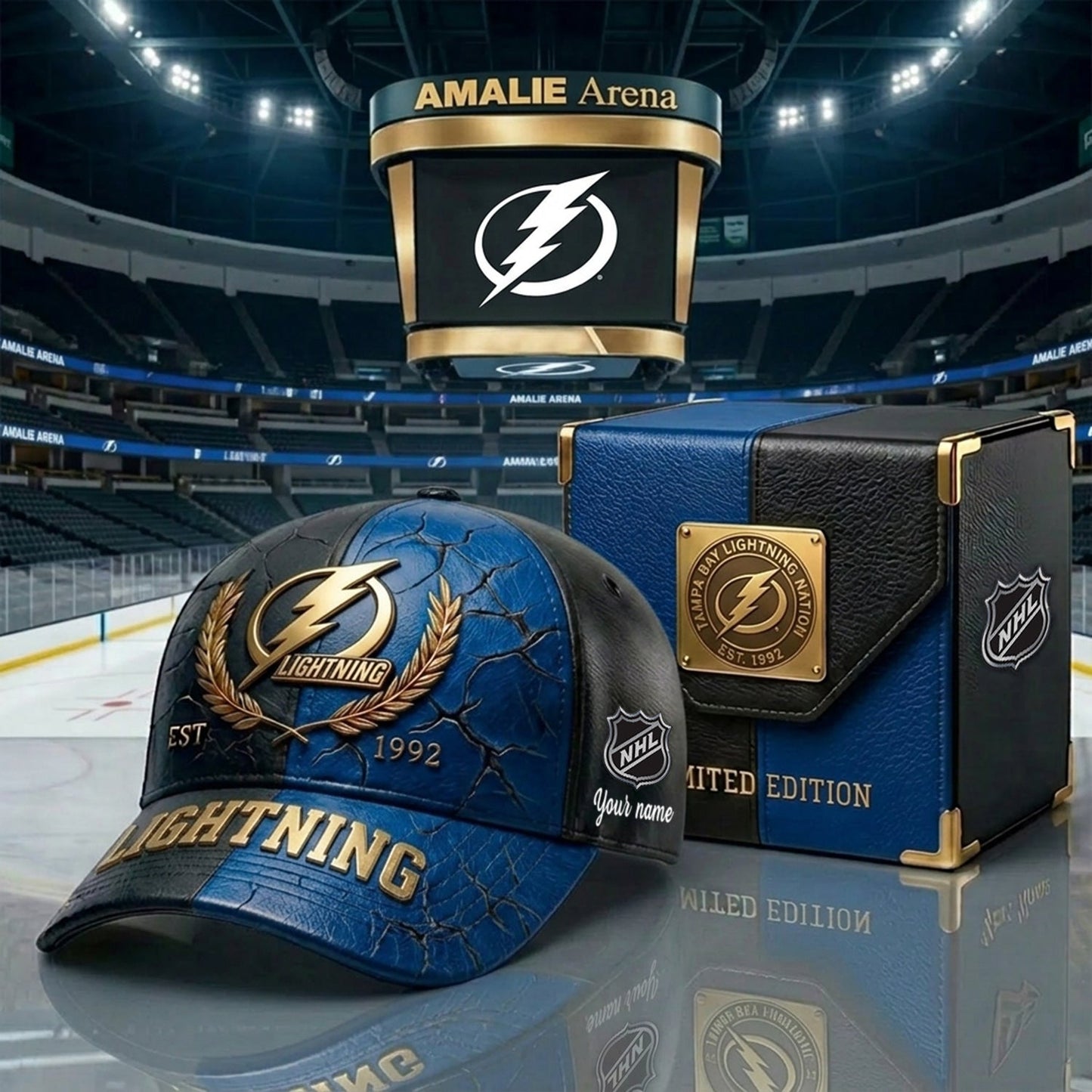 PREMIUM NHL X TBL CRACK CUSTOM NAME V6 HAT NDT NHM 230426