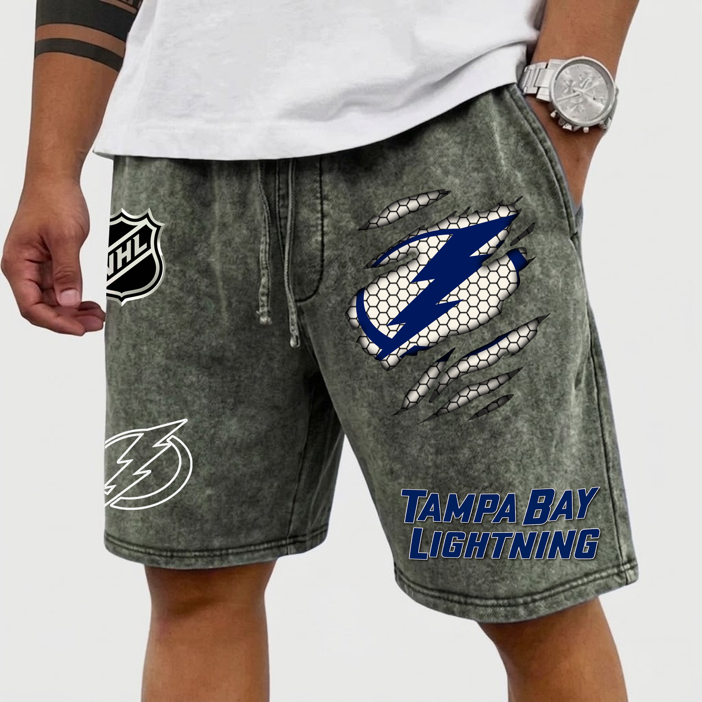 PREMIUM NHL X TBL WASH SHORTS FOR SUMMER HOLIDAY NDT VHM 070426