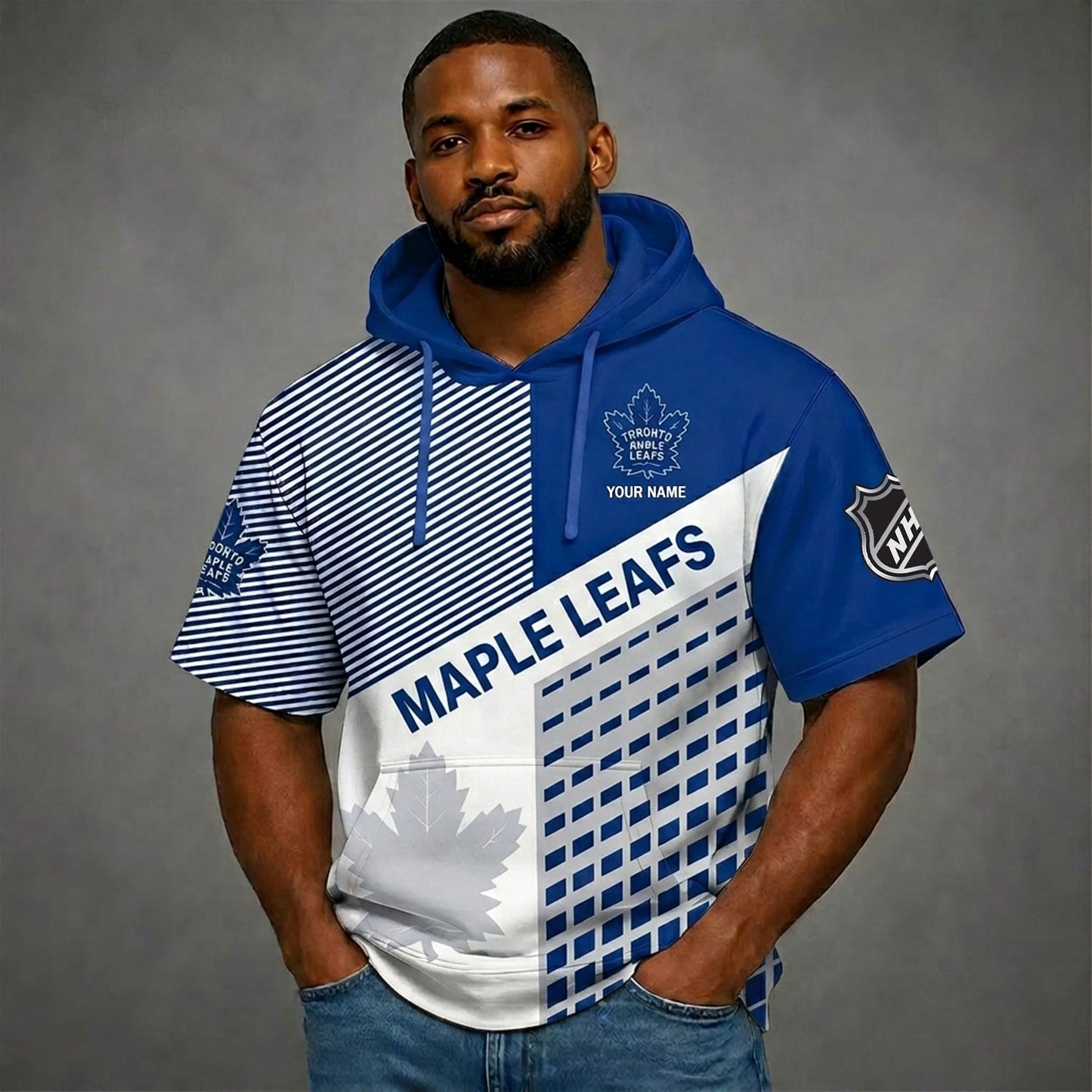 PREMIUM NHL X TML Short Sleeve Hoodie SHIRT FOR SUMMER HOLIDAY V3 NDT NHM 180526