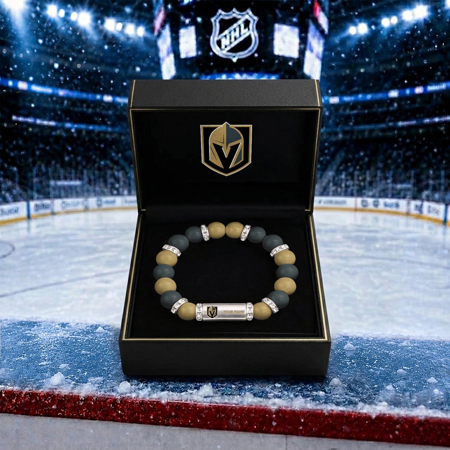 PREMIUM NHL X VGK Custom Name Handcrafted Lucky Energy Bracelet Gift For Fans - Limited Edition NDT NHM 270526