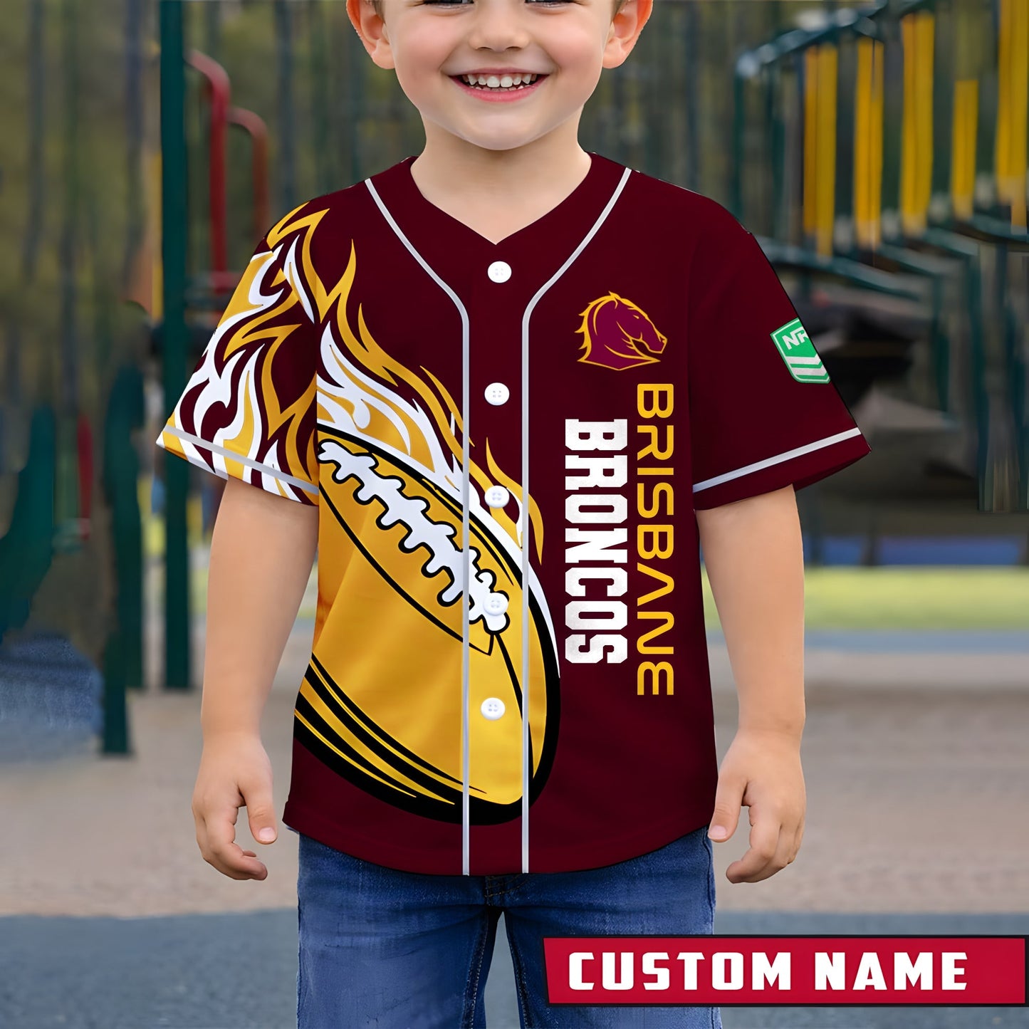 PREMIUM NRL X BB New Youth Baseball Jersey Limited Editions NDT LVH