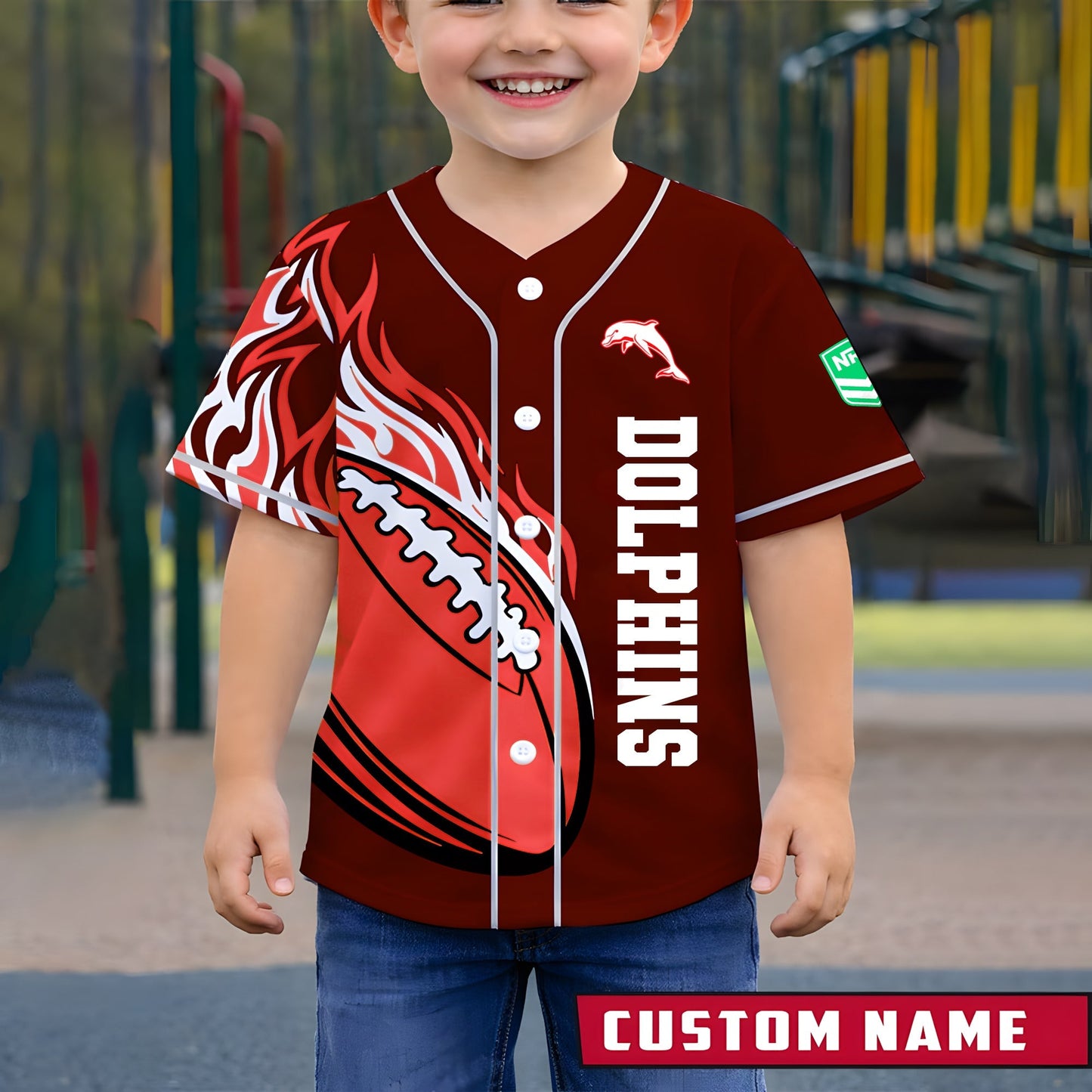 PREMIUM NRL X DOL New Youth Baseball Jersey Limited Editions NDT LVH