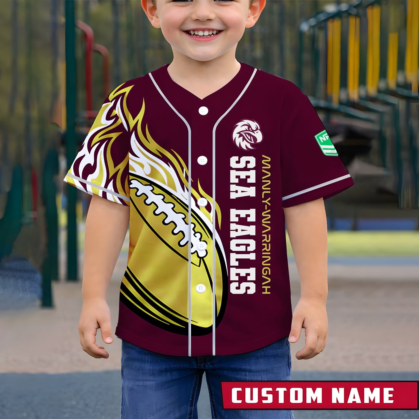 PREMIUM NRL X MSE New Youth Baseball Jersey Limited Editions NDT LVH