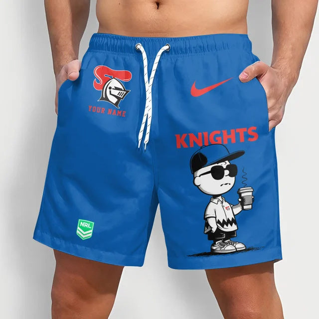 PREMIUM NRL X NK Cool Snoopy Men Short Pants Custom Name For Summer NDT NTN