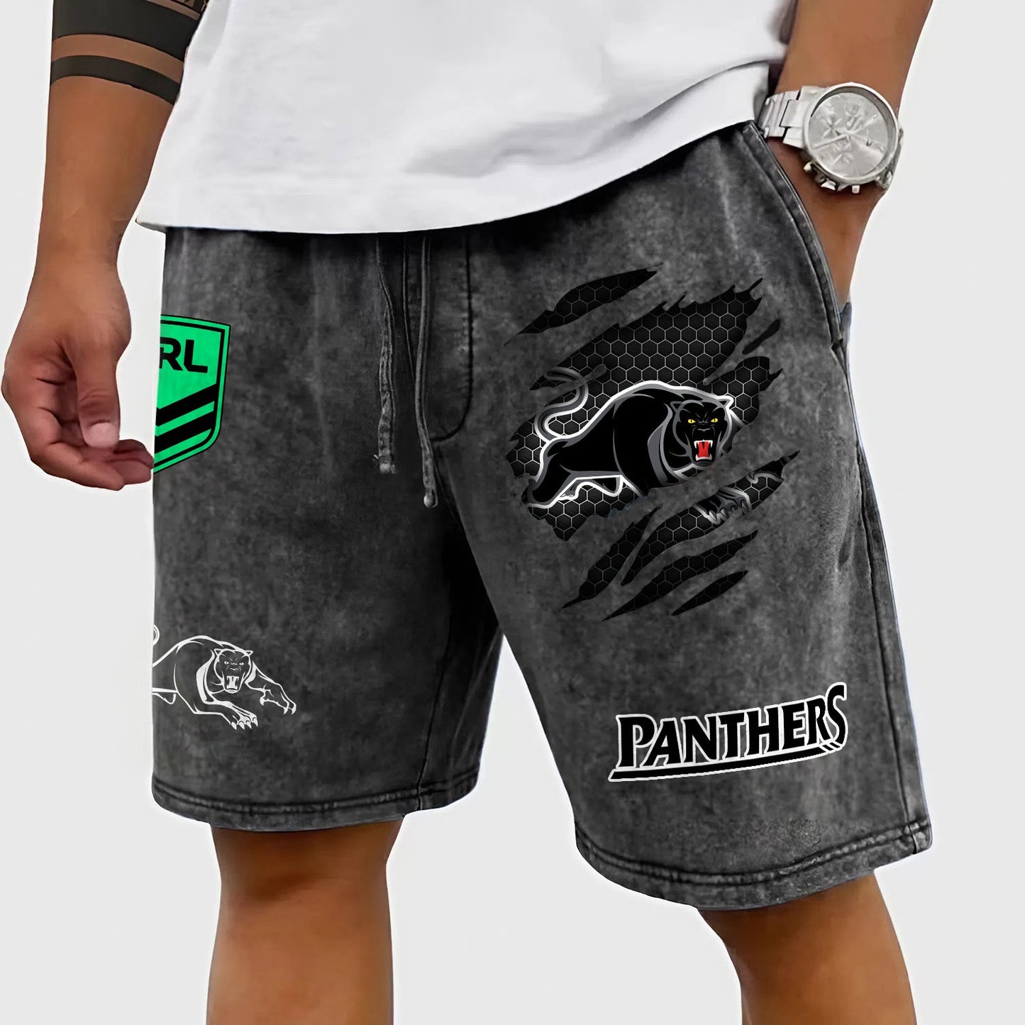 PREMIUM NRL X PP Wash Shorts FOR SUMMER HOLIDAY NDT NHM 030426