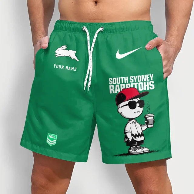 PREMIUM NRL X SSR Cool Snoopy Men Short Pants Custom Name For Summer NDT NTN