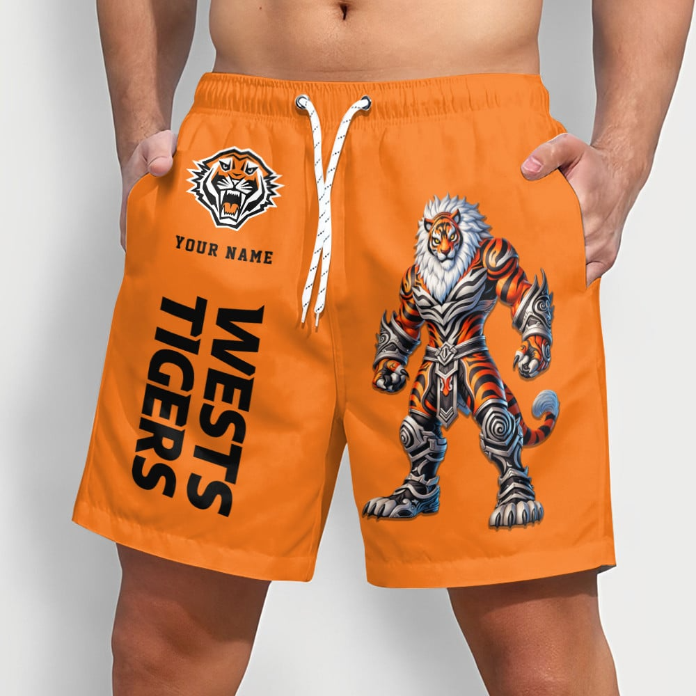 PREMIUM NRL X WT Sport Style Mascot Men Short Pants Custom NAME NDT NQK