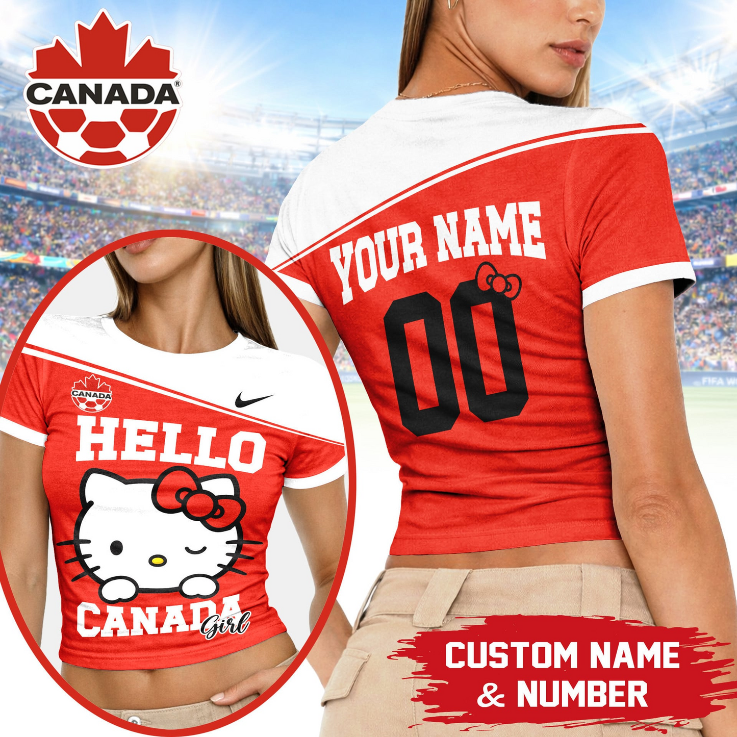 PREMIUM WC26 X CAN Play Cute 3D Baby Tee NDT VHM 190526