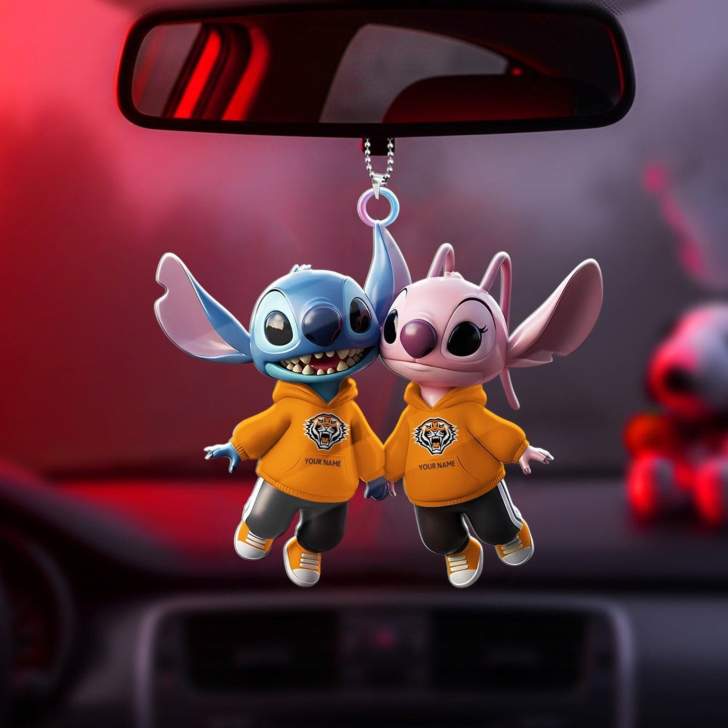 PREMIUM WT X Stitch Car Ornament NDT NHM