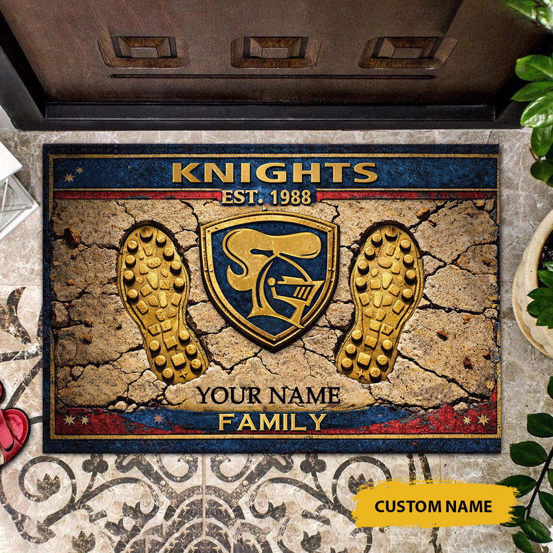 PREMIUM X NK Doormat Personalized Limited Edition For Home NDT NTN