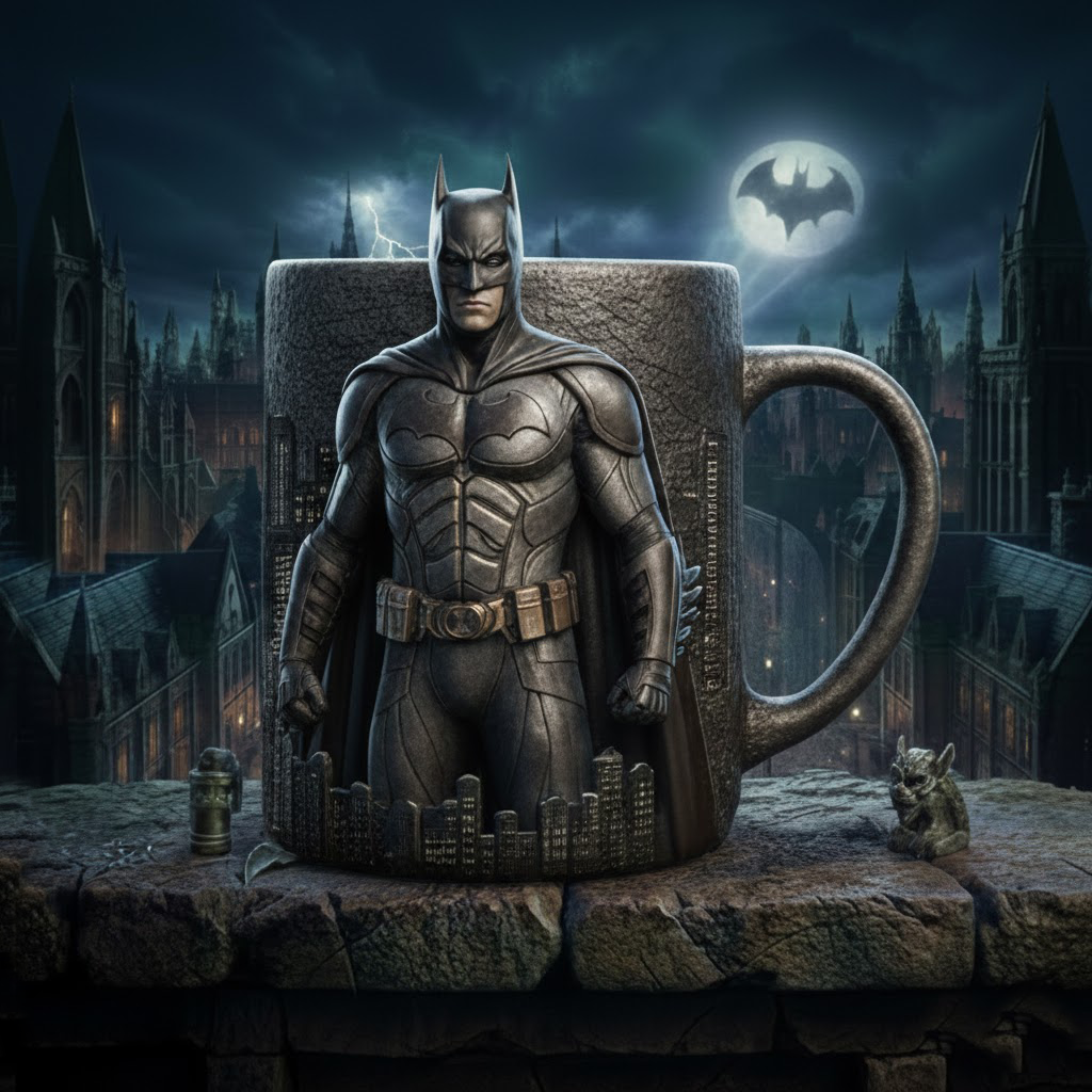 PREMIUM BAT X 3D Embossed Mug Collector's Edition V1 NDT NTN 020326