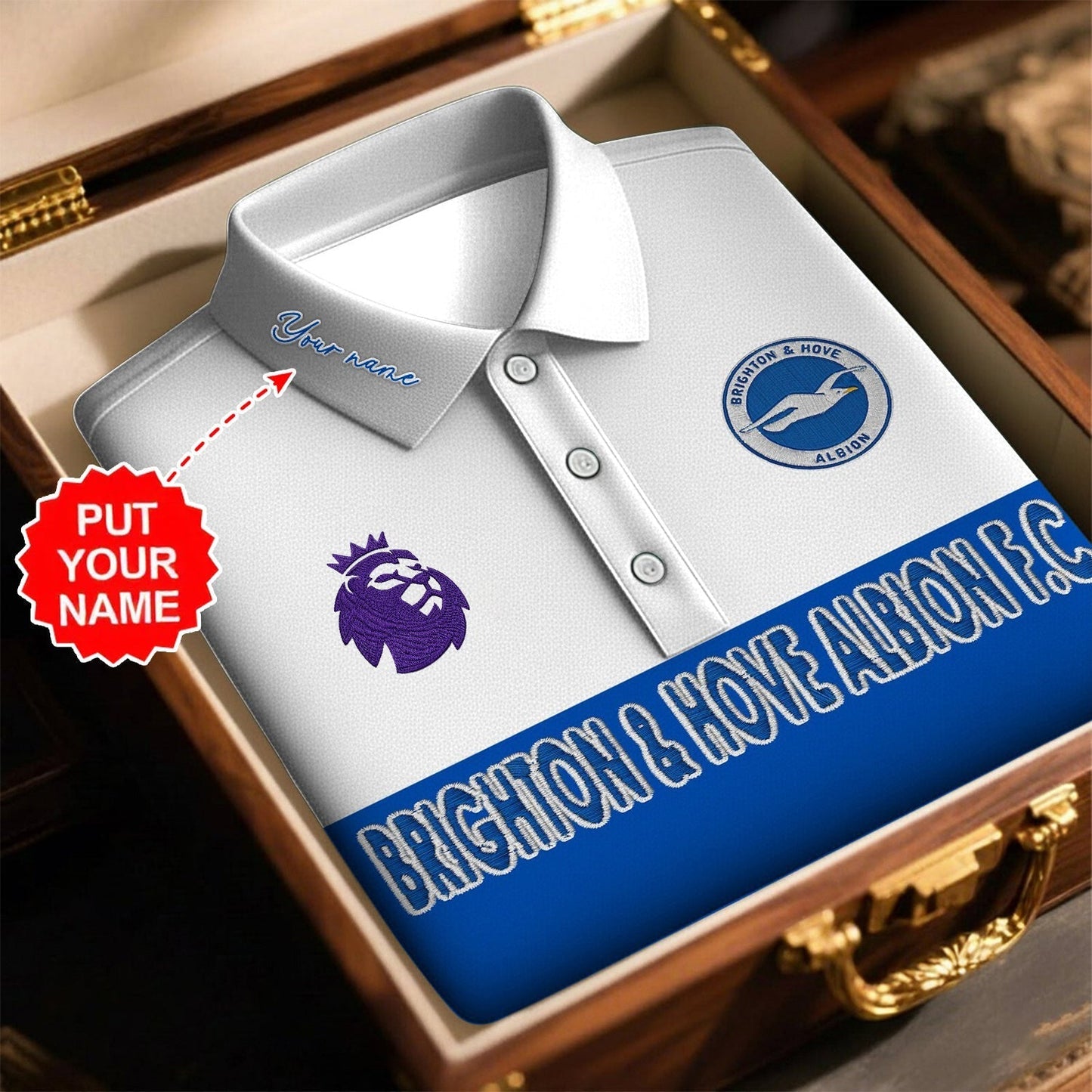 PREMIUM EPL X BRI ROYAL POLO SHIRT LIMITED EDITION V3 NDT NHM 120226
