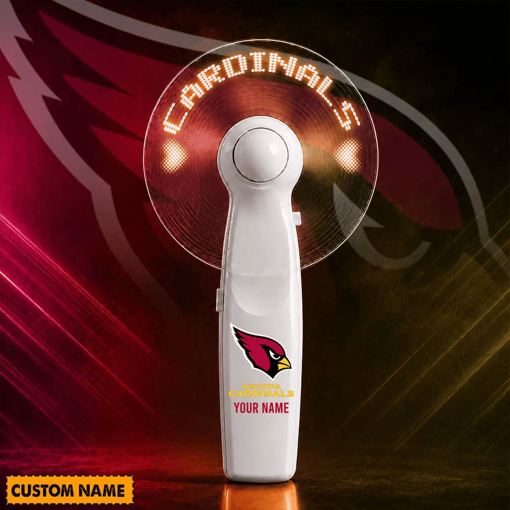 PREMIUM NFL X ARI USB Led Fan Custom Name Limited Editions NDT LVH240526