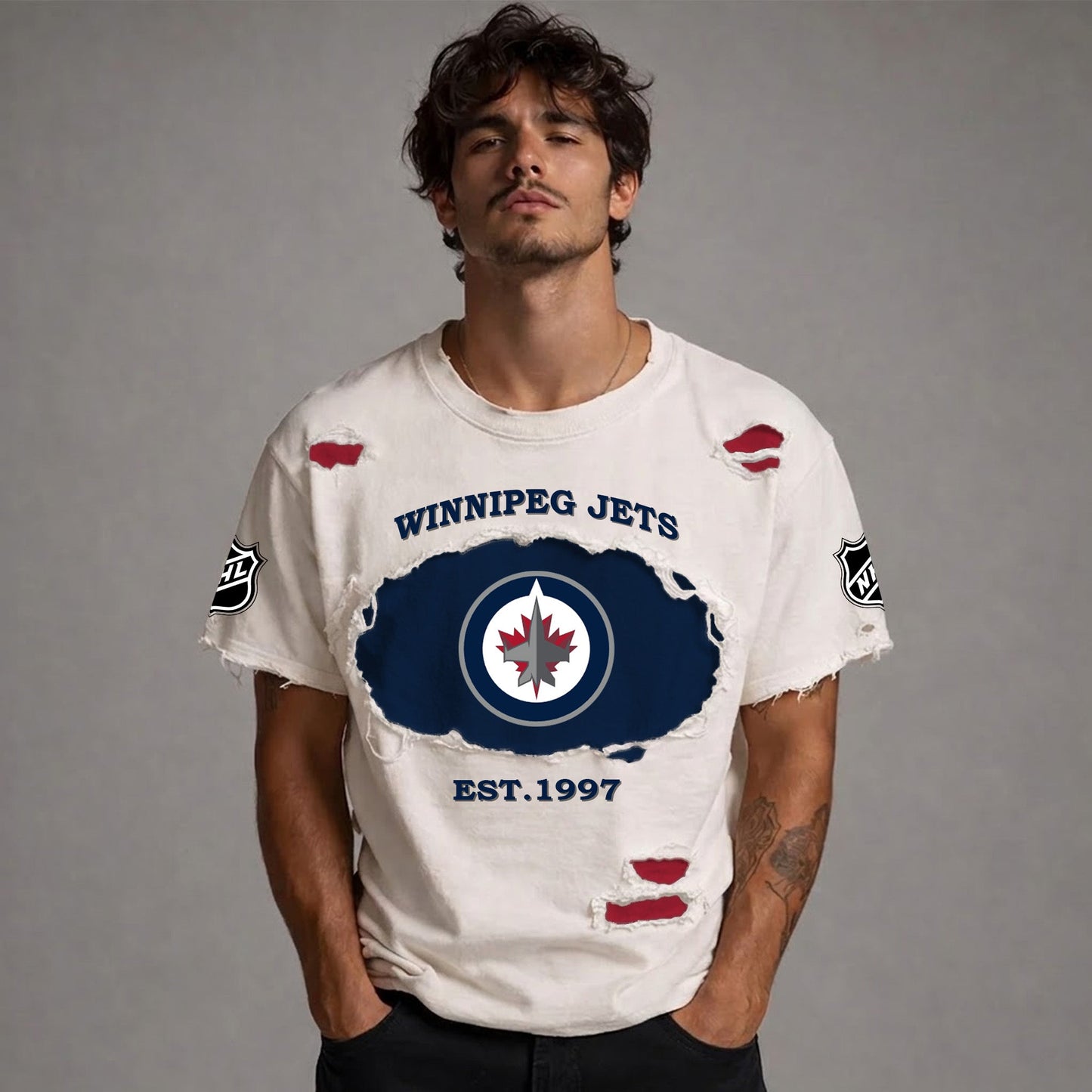 PREMIUM NHL x WJ RETRO WASH SHIRT NDT NTN 080426