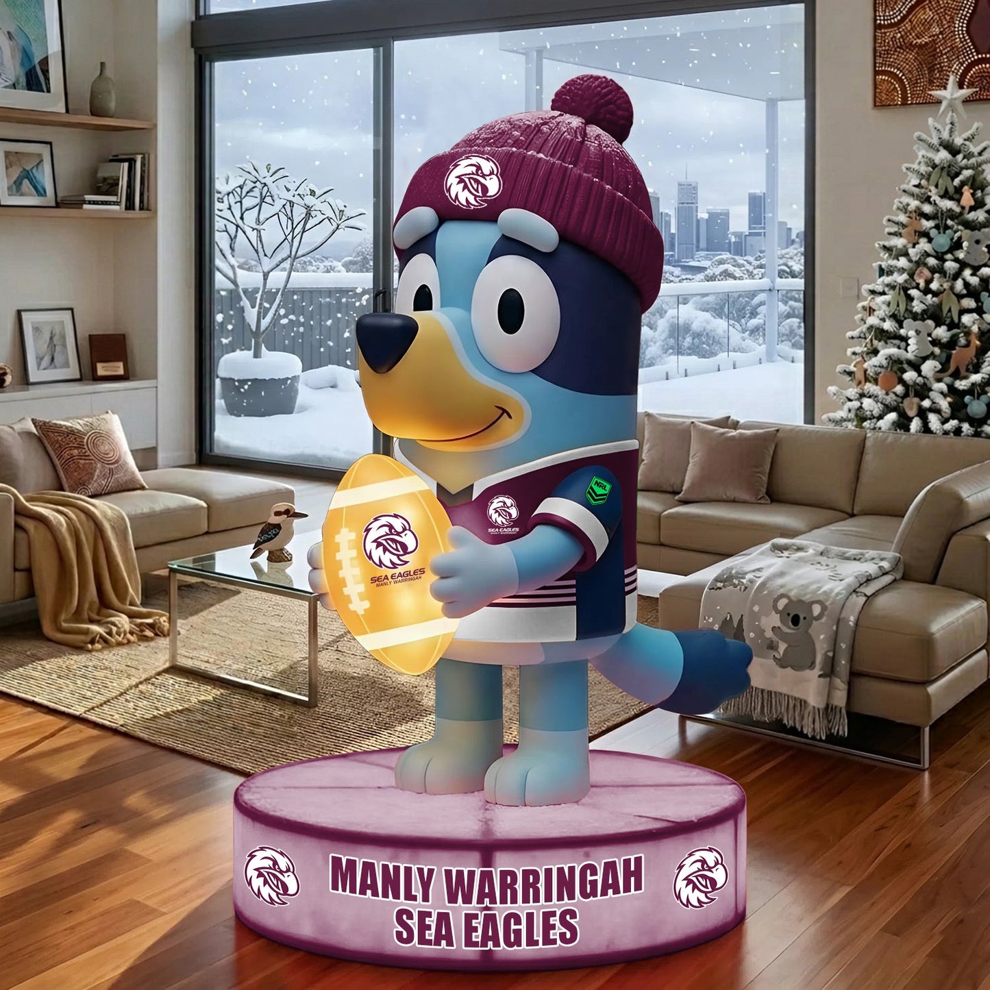 PREMIUM NRL X MWSE BLUEY COLLECTIBLE STATUE DECOR FOR SWEET HOME LIMITED EDITION NDT NHM 250326
