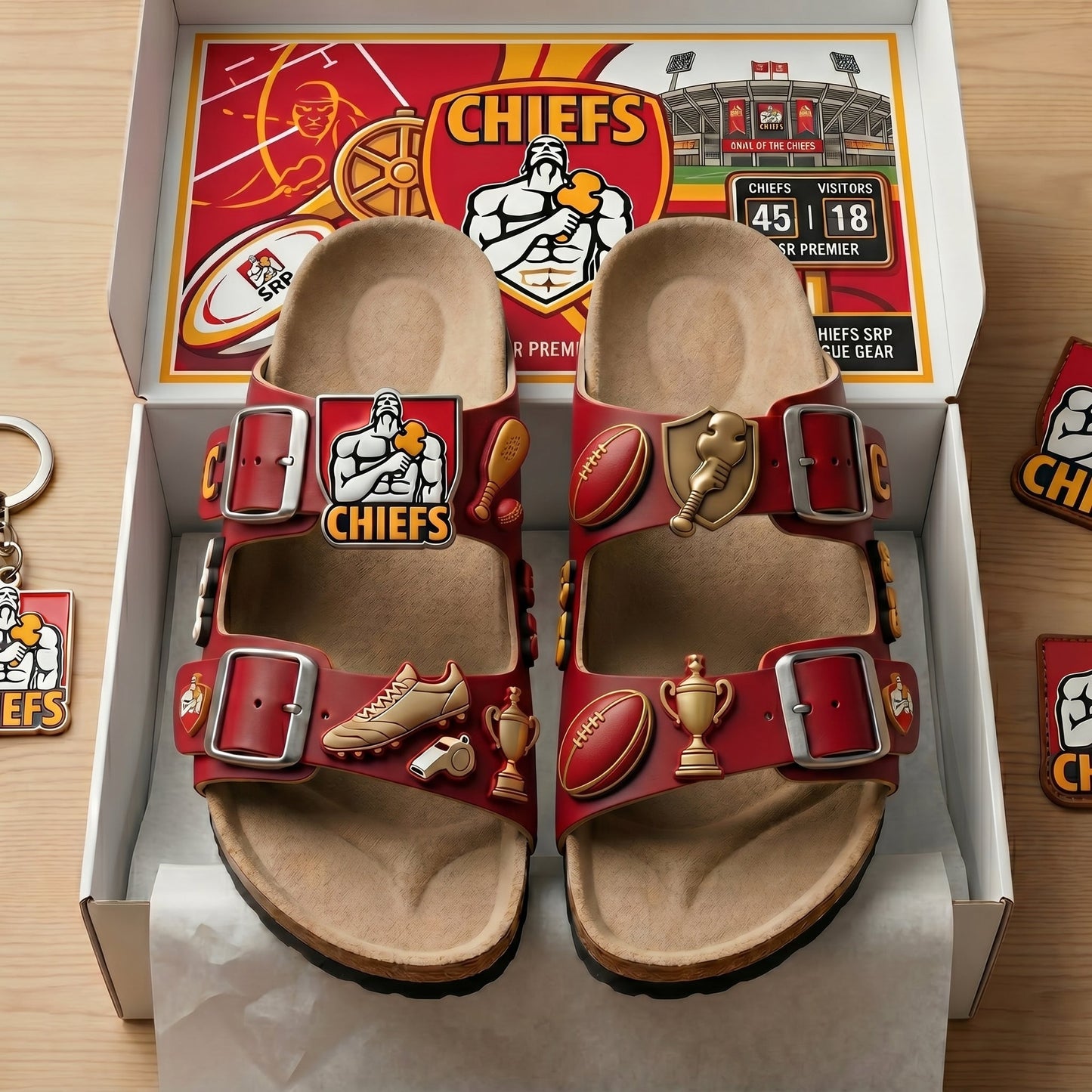 PREMIUM SRP X CHI Birken-Inspired Double-Strap Sandals For Summer Holiday NDT VHM 190526