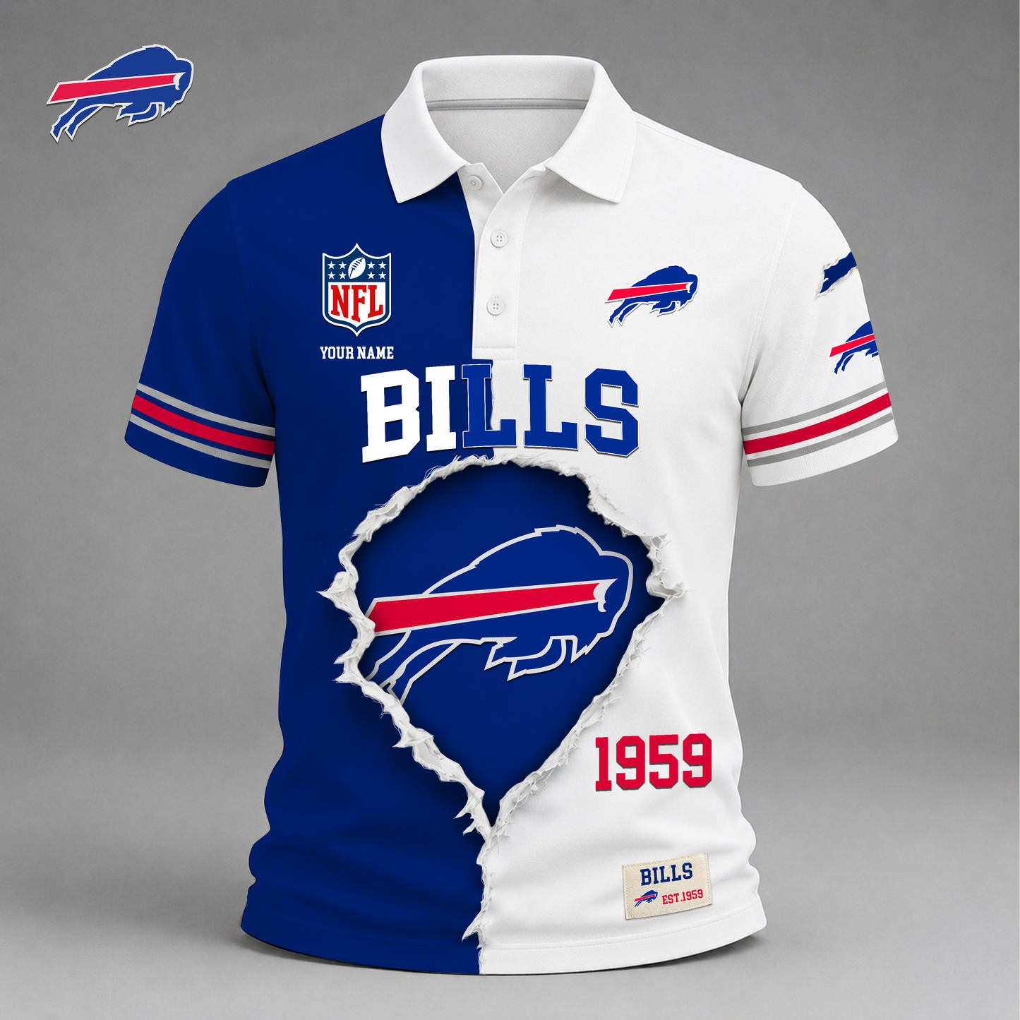 Premium NFL X BB Game Day Streetwear V-neck Shirt NDT VHM 040626