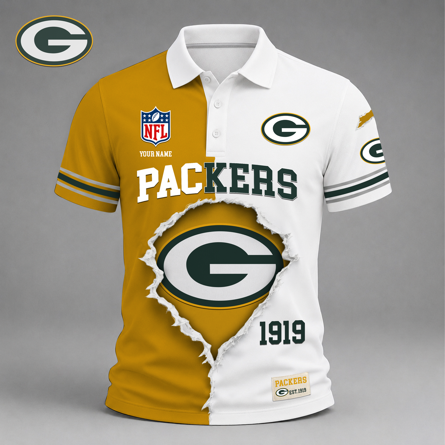 Premium NFL X GBP Game Day Streetwear V-neck Shirt NDT VHM 040626