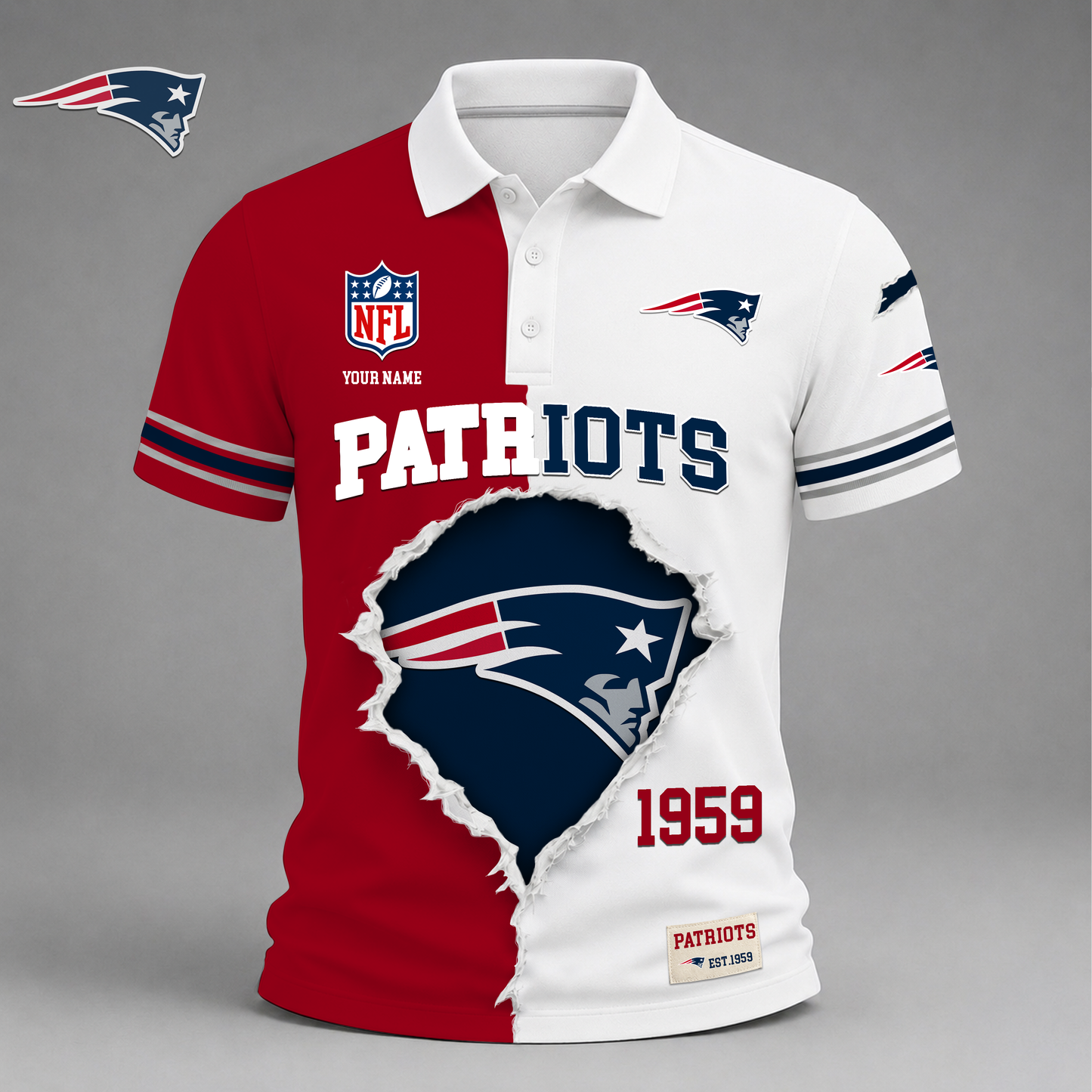 Premium NFL X NEP Game Day Streetwear V-neck Shirt NDT VHM 040626