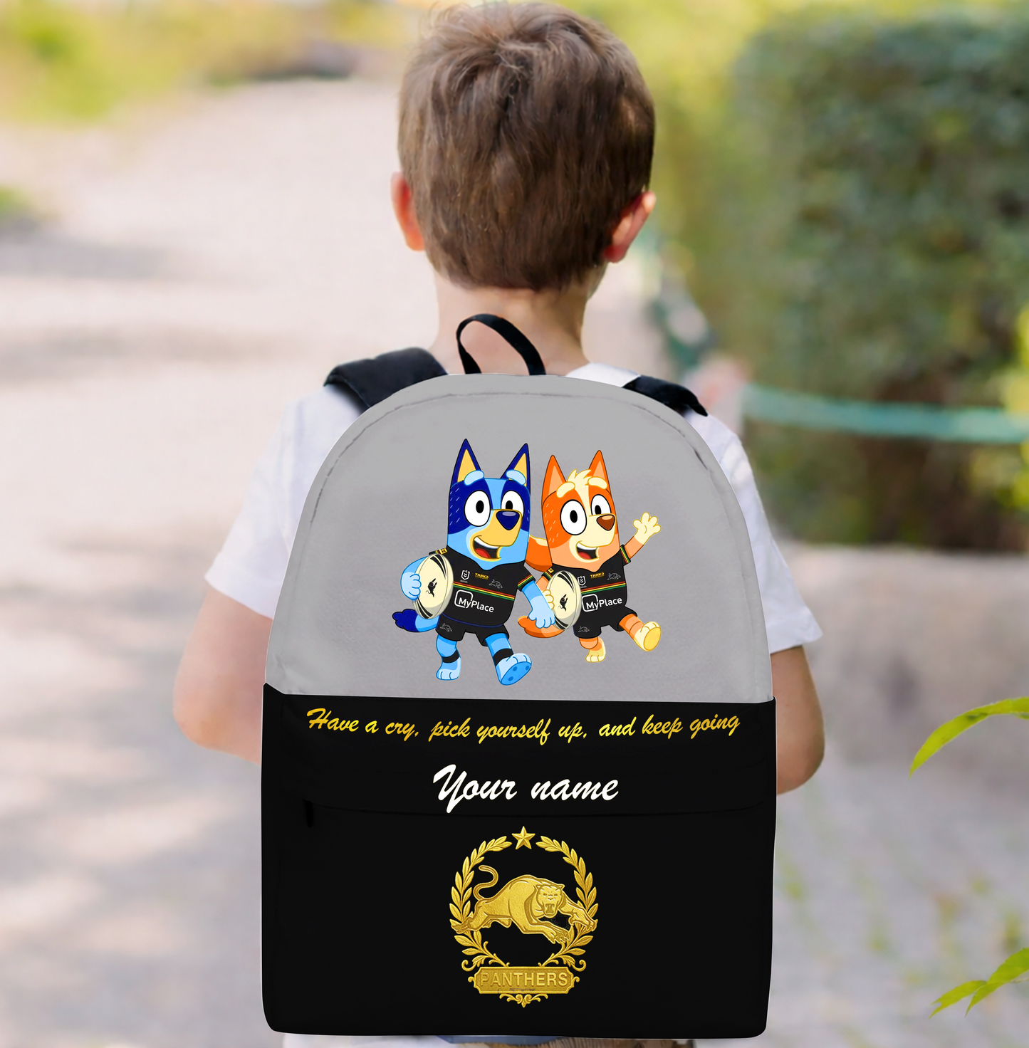 PREMIUM NRL X PP Schoolbag Bluey & Bingo Personalized Gifts For Son Limited Edition NDT VHM 030326