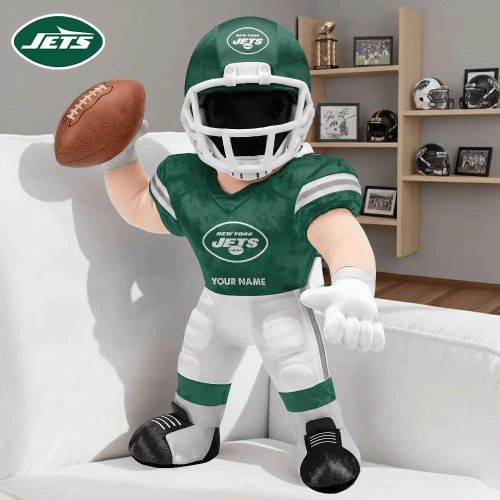 PREMUM NFL X NYJ Players Custom Shape Pillow Custom Name Gifts FOR FAN NDT VHM 250526