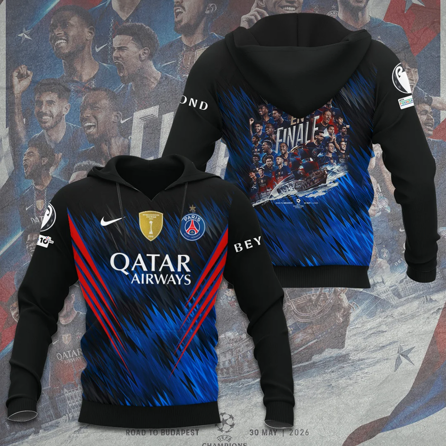 PSG Champions League Final 2026 3D Shirt V12 1405 DatND DVT