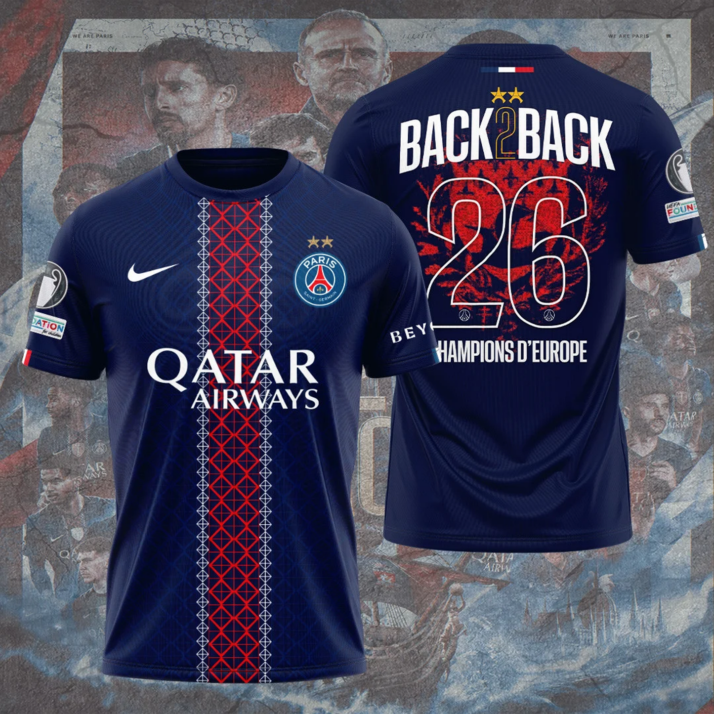PSG x 2026 Champions League 3D Aparael V6 DATND TANTD 010626