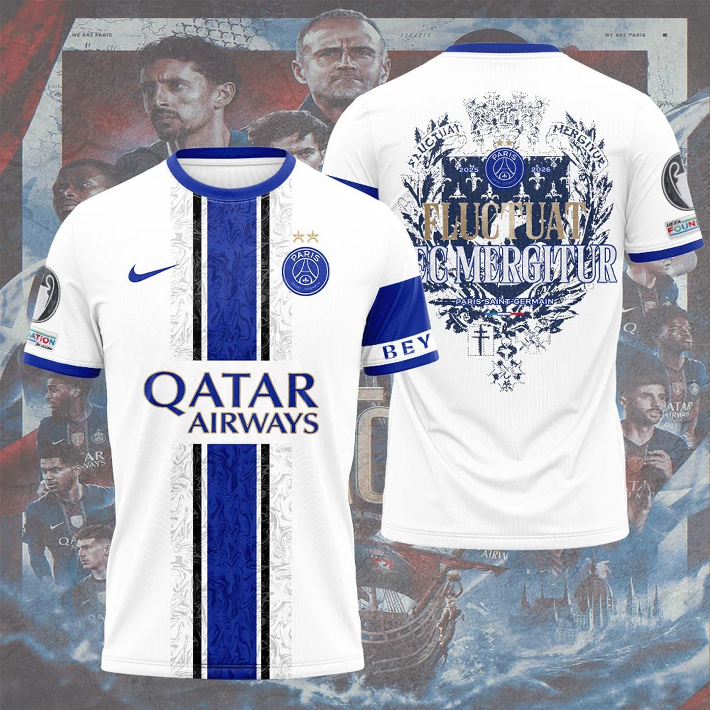 PSG x 2026 Champions League 3D Aparael V8 DATND TANTD 010626