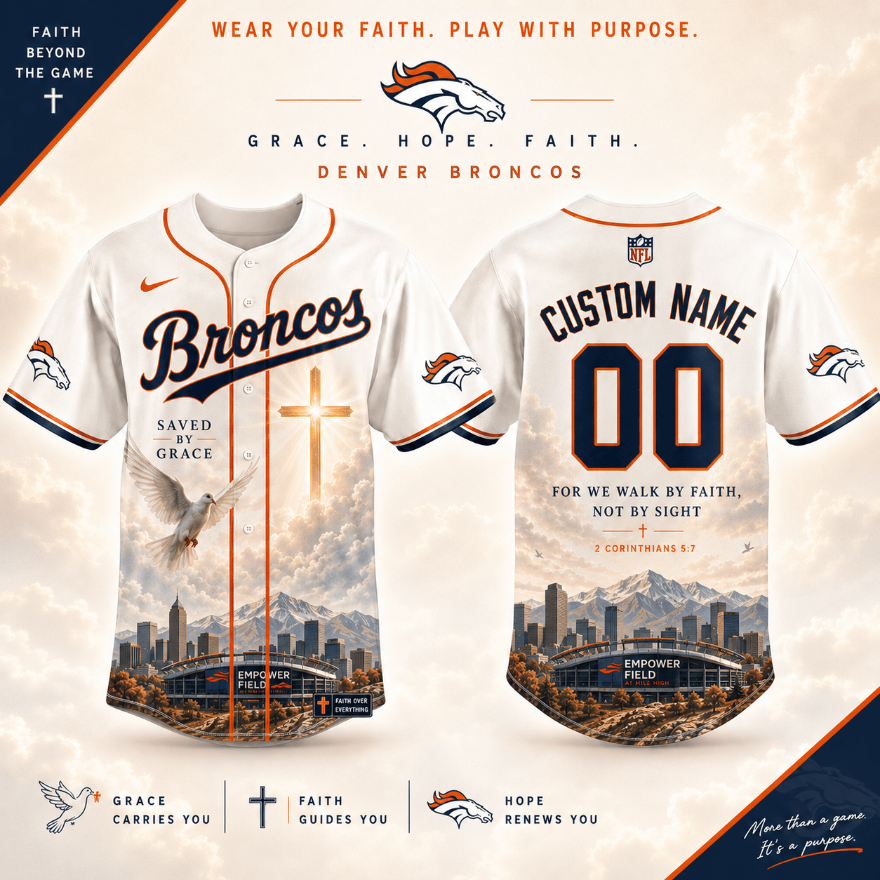 Personalized DB x NFL Luxury Baseball Jersey 160626