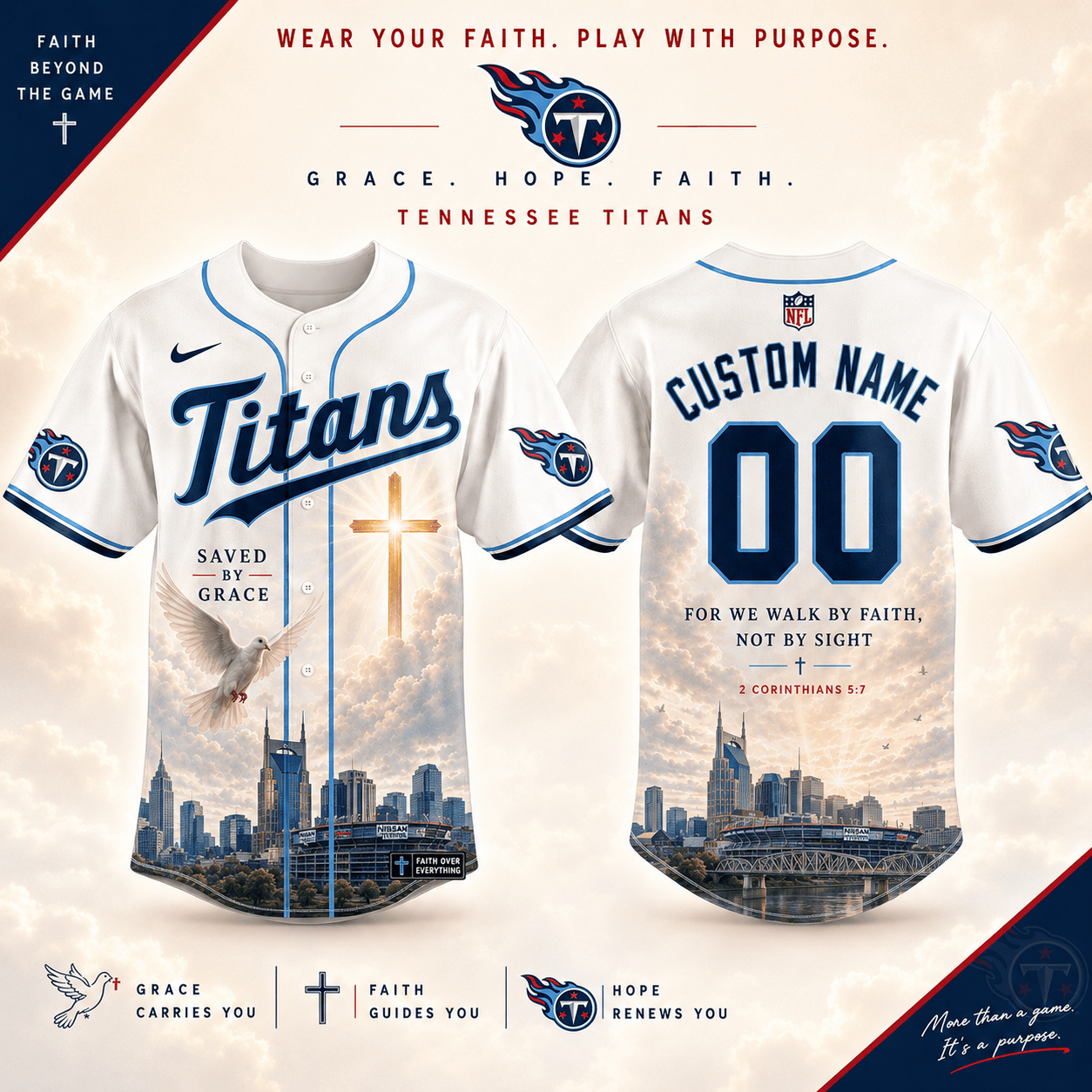 Personalized TT x NFL Luxury Baseball Jersey 160626