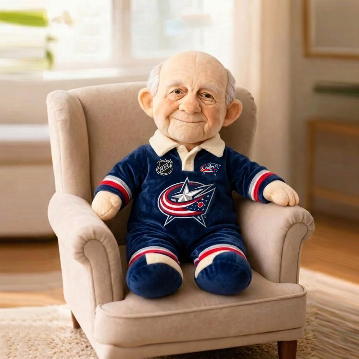 Premium CBJ x NHL Grandpa Plush Mascot DATND TANTD 180426