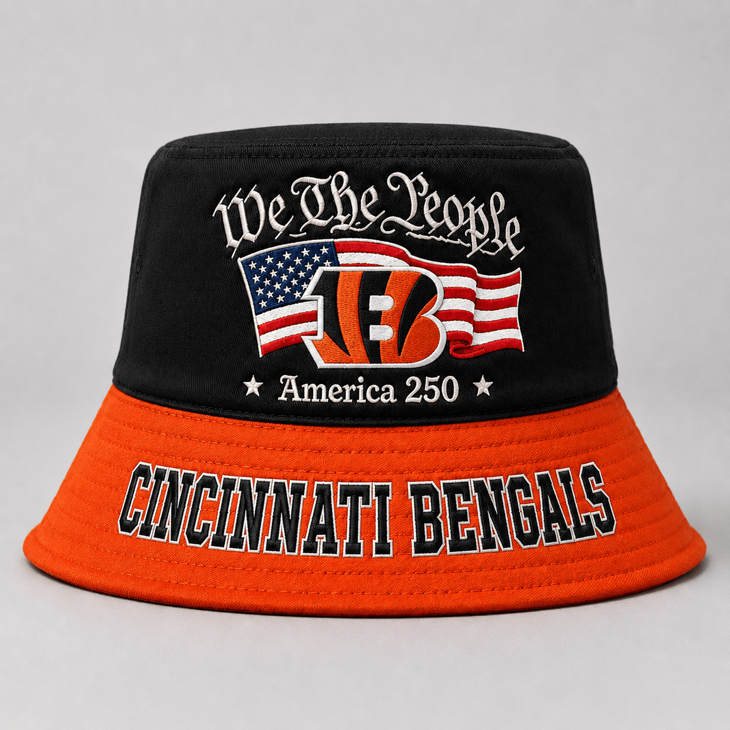 Premium CIN x NFL America 250 Patriotic Bucket Hat 150626