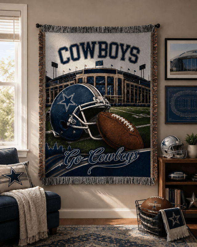 Premium NFL X DAL Woven Blanket Limited Edtions NDT LVH 300526