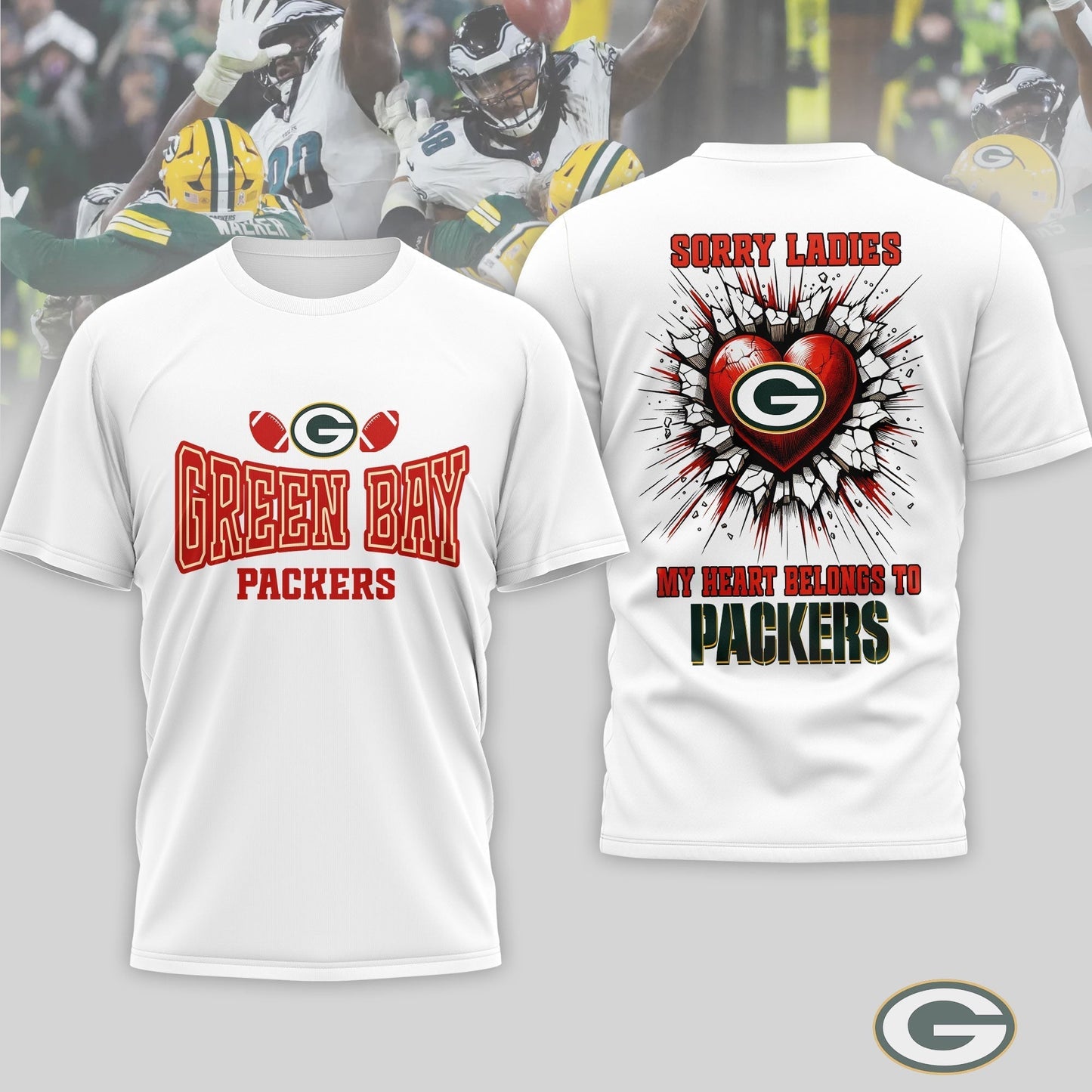 Premium NFL X Green Bay Packers Valentine's Day 3D Shirt NDT LVH