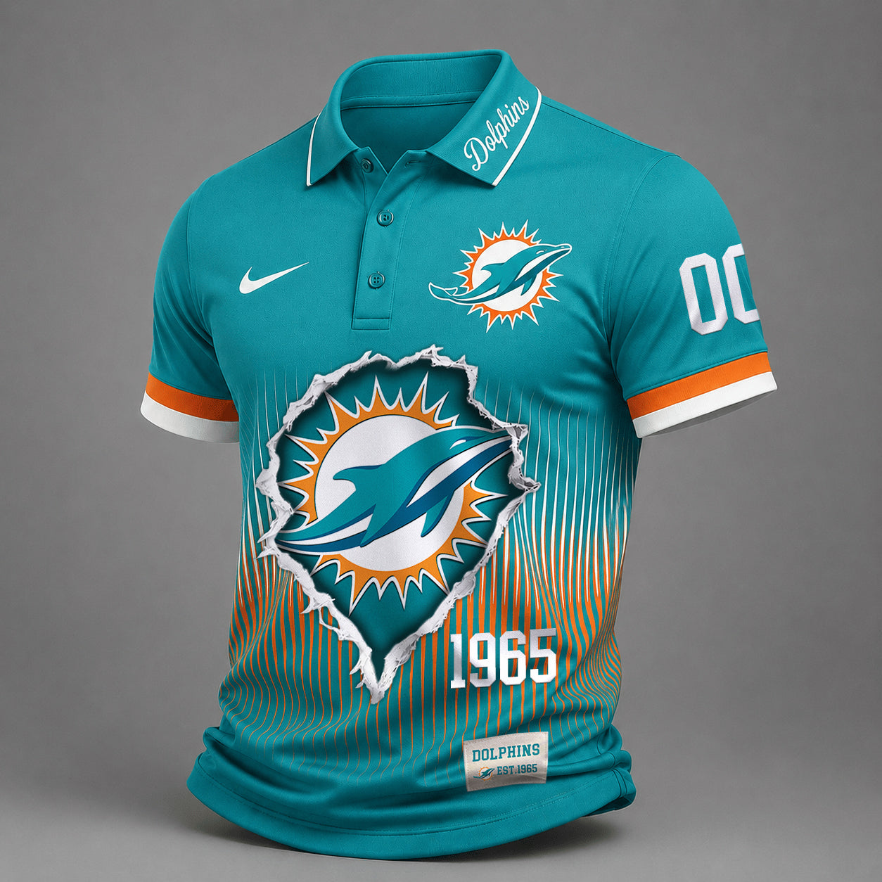 Premium NFL X MIA Performance Polo V3 Shirt FOR SUMMER HOLIDAY 120626