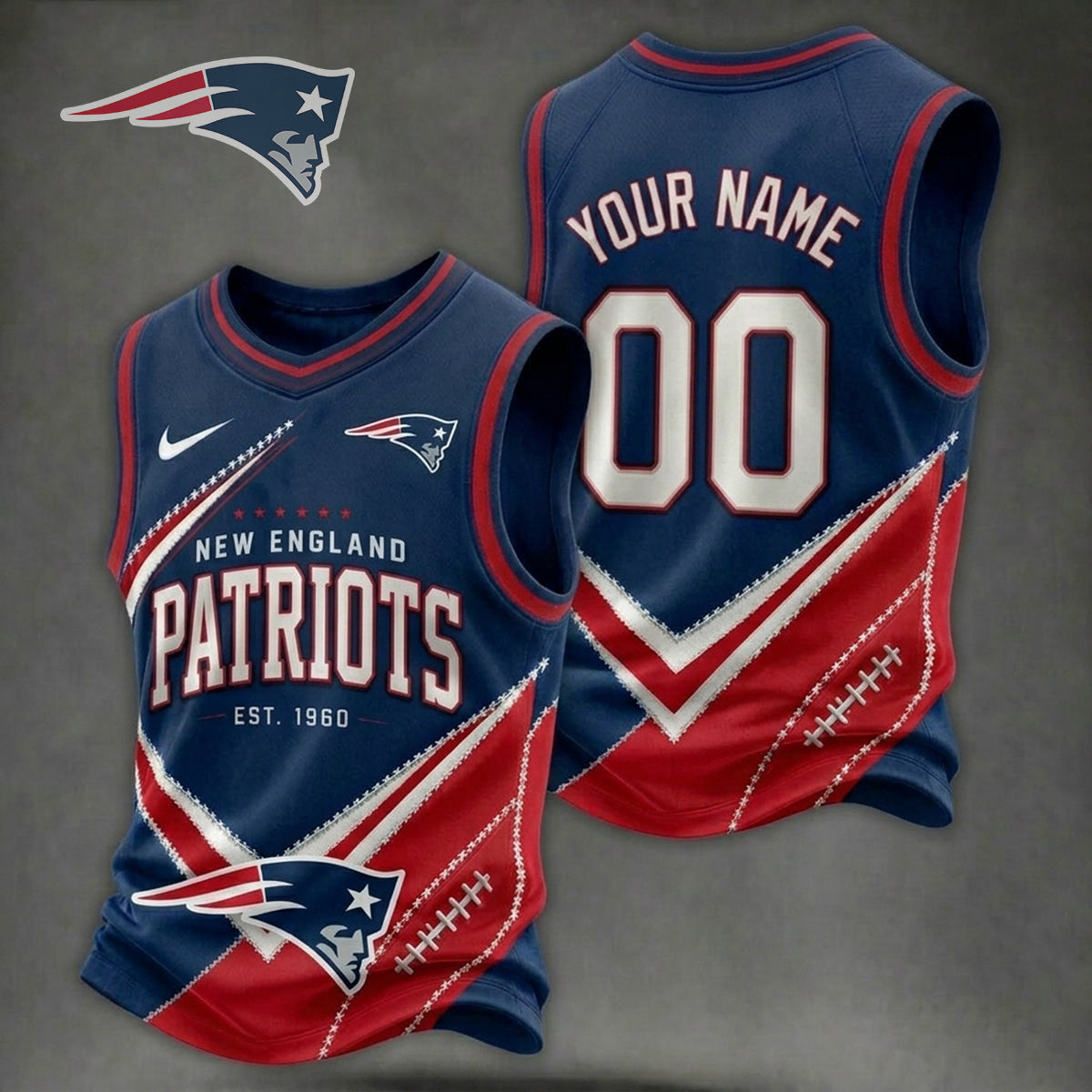 Premium NFL X NEW Game Day V-neck Tank Top Shirt V33 NDT NHM 080626