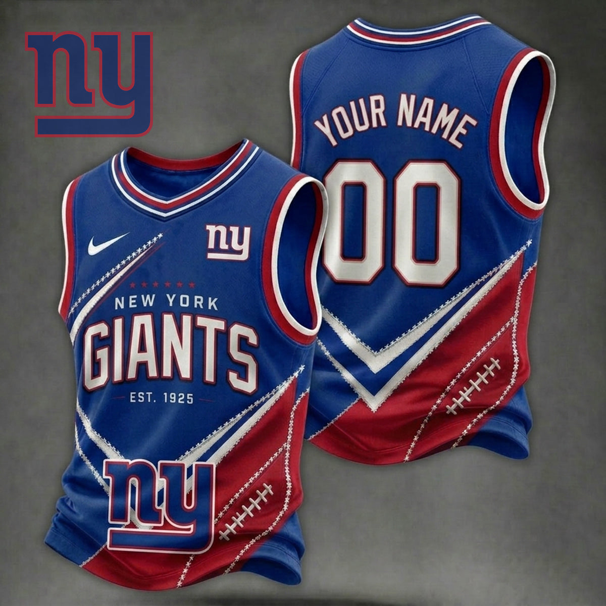Premium NFL X NYG Game Day V-neck Tank Top Shirt V33 NDT NHM 080626
