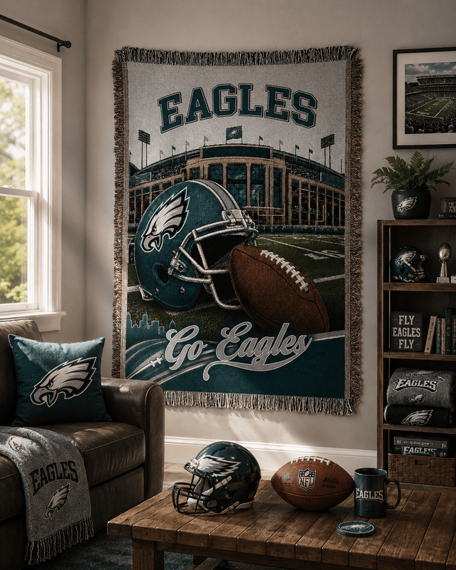 Premium NFL X PHI Woven Blanket Limited Edtions NDT LVH 300526