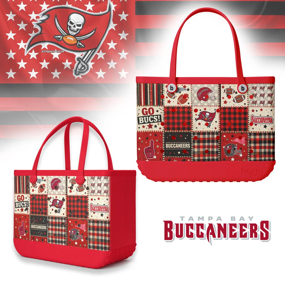 Premium NFL X TBB Patchwork Design Beach Tote Bag NDT NTN