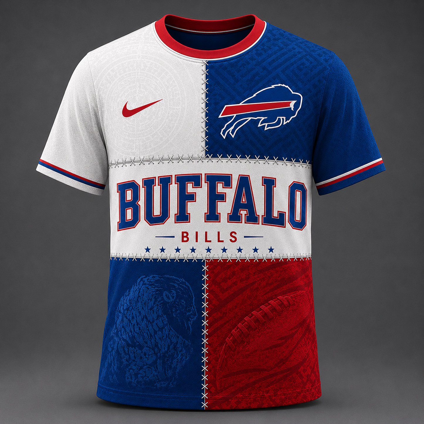 Premium NFL x BUF Team Inspired T-Shirt 250626