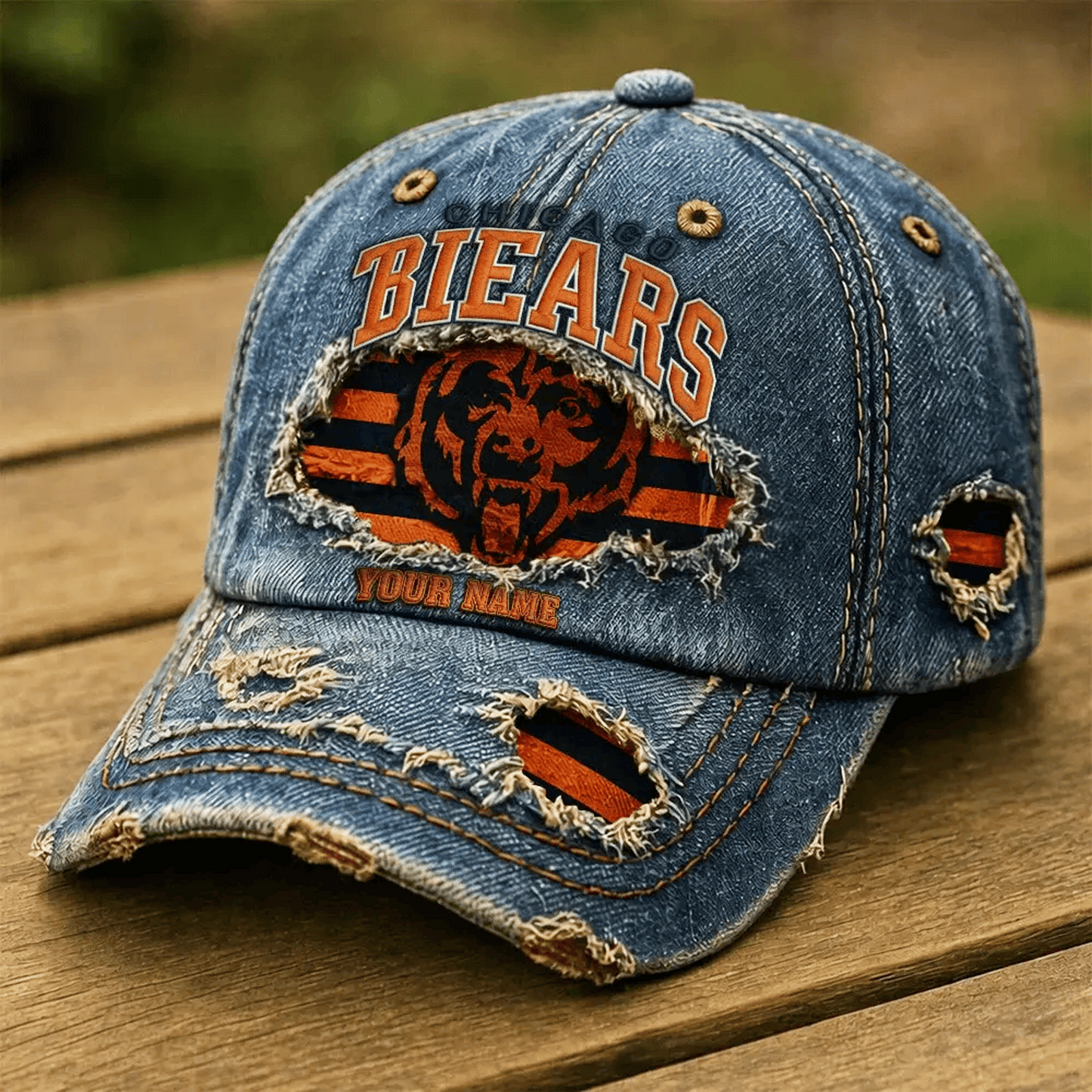 Premium NFL x CHI Denim Washed Cap New Style DATND TANTD 280526